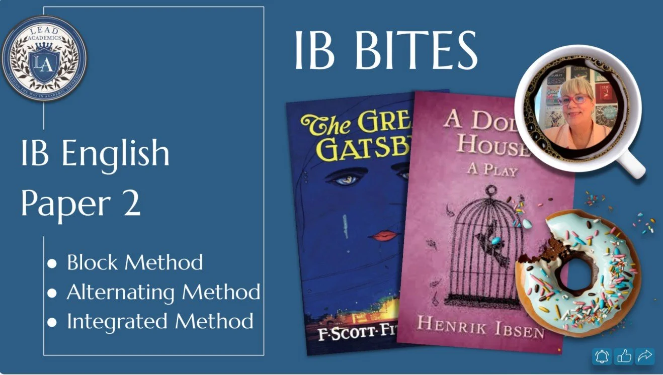 IB English: Paper 2 Organisation