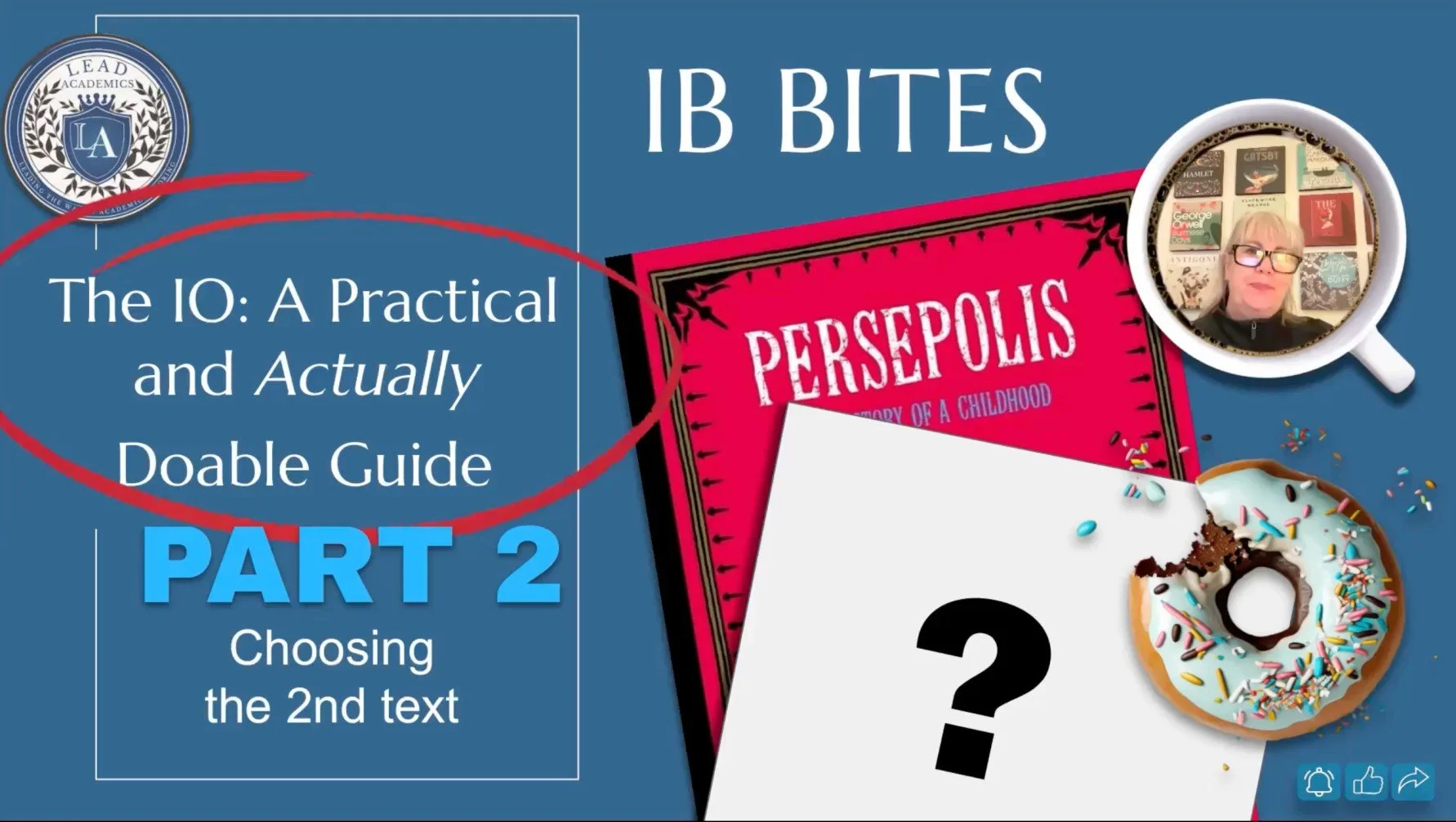 PART 2 —The IO: A Practical and Actually Doable Guide — choosing the 2nd text