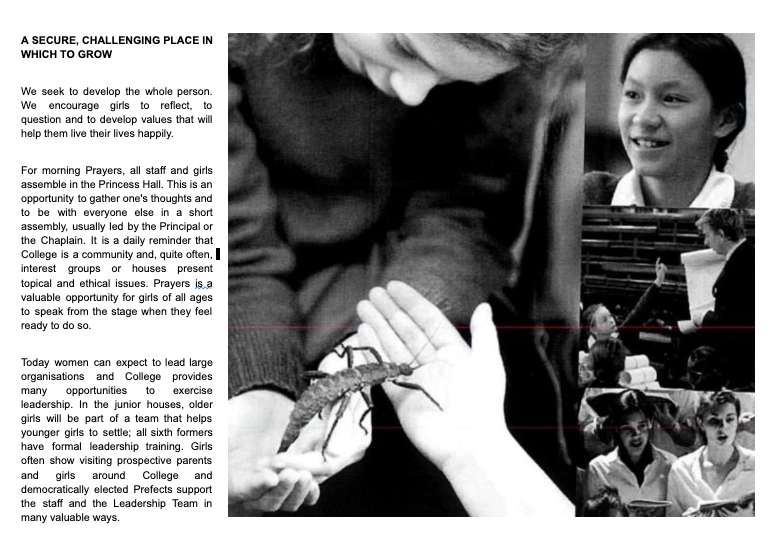 IB English Paper 1 — Analysing a  Brochure 