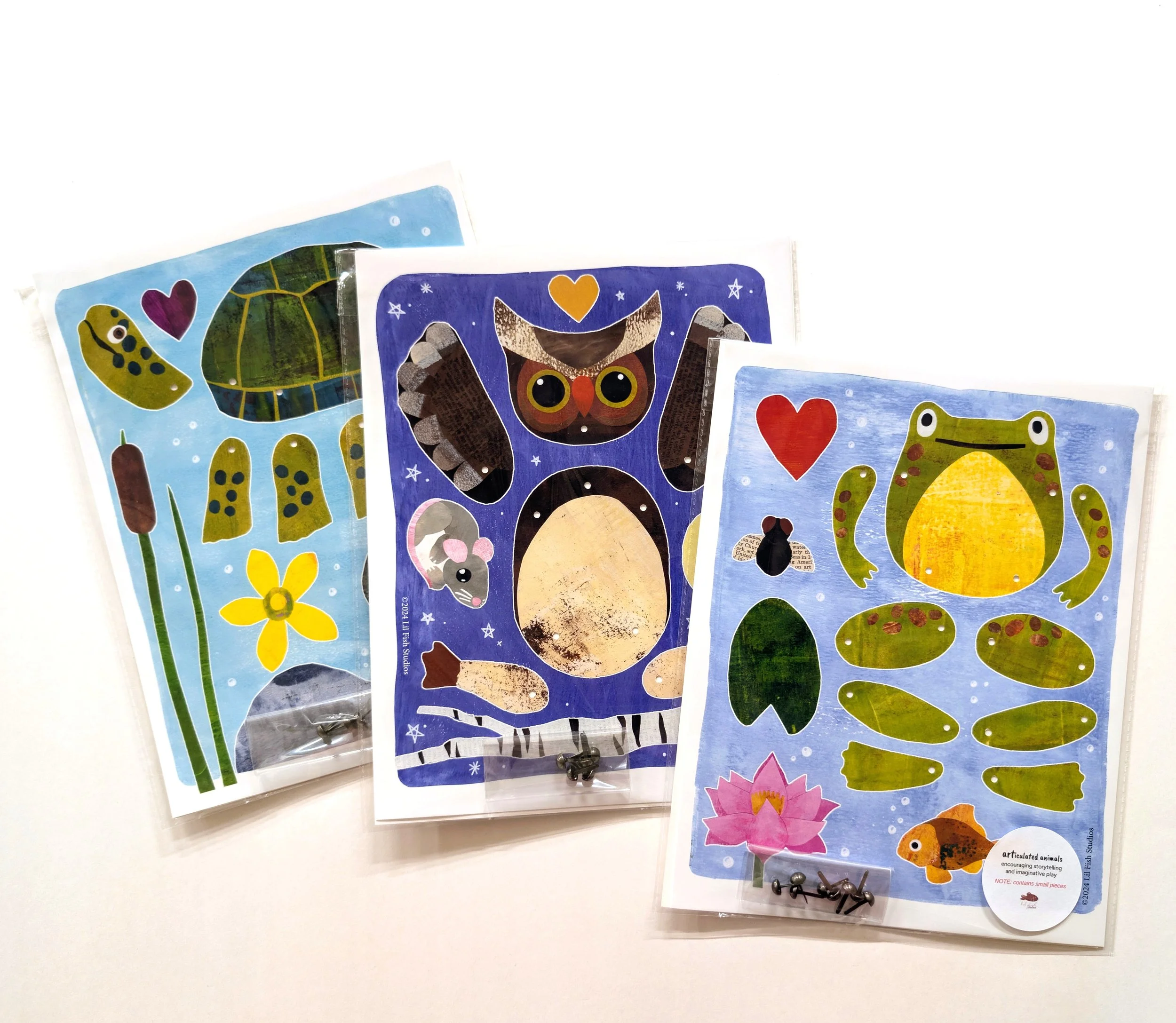 ARTiculated animals - paper storytelling dolls