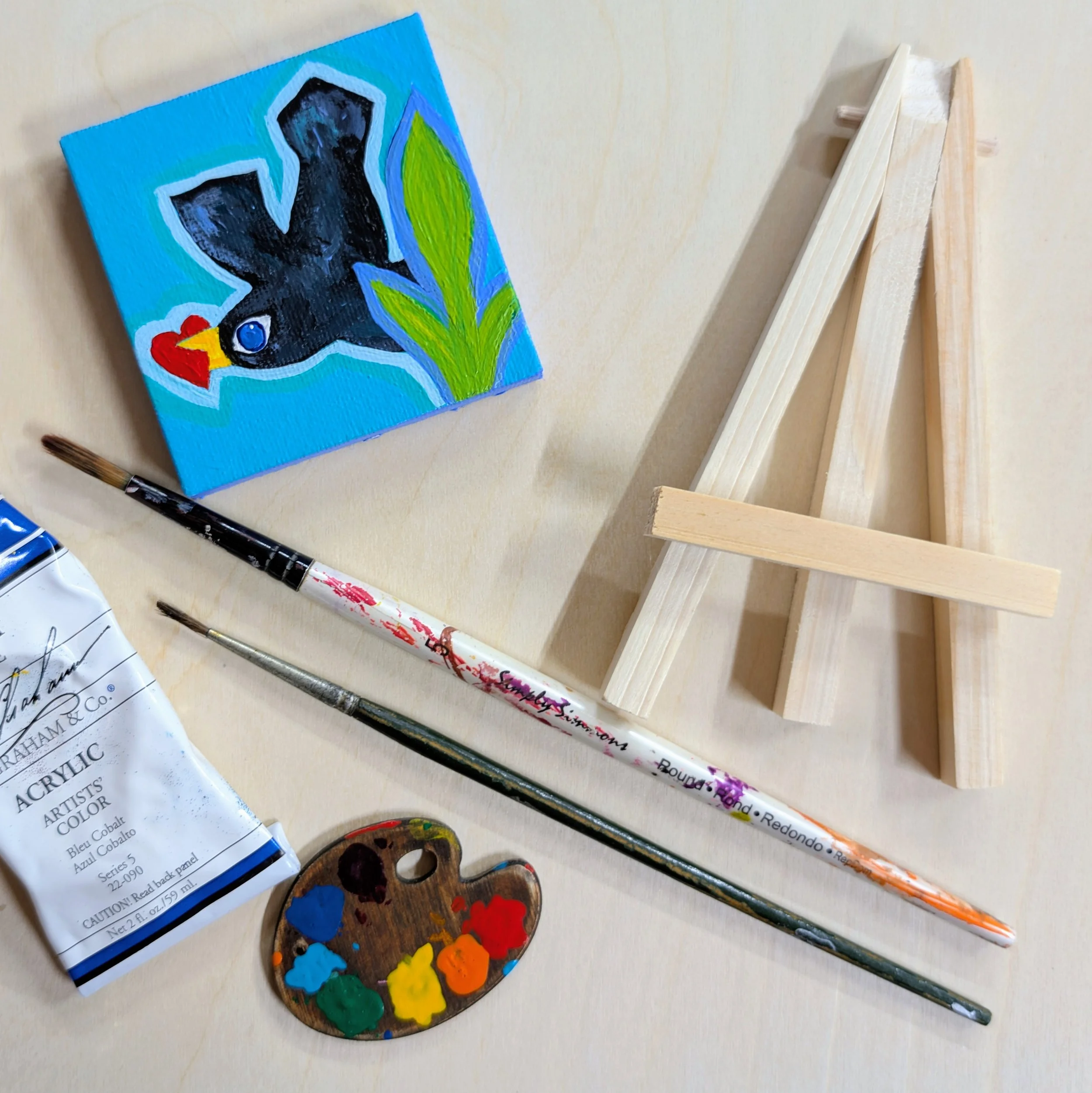 Mini Masterpiece workshop - Wednesday July 15 6:00-8:00pm