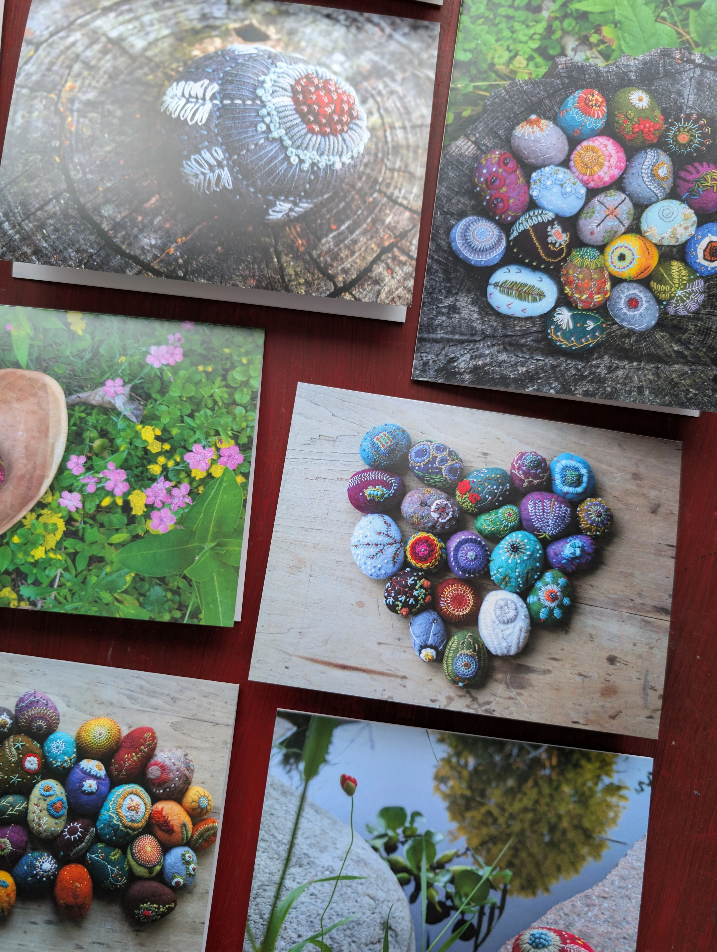 Stitched Stones card collection
