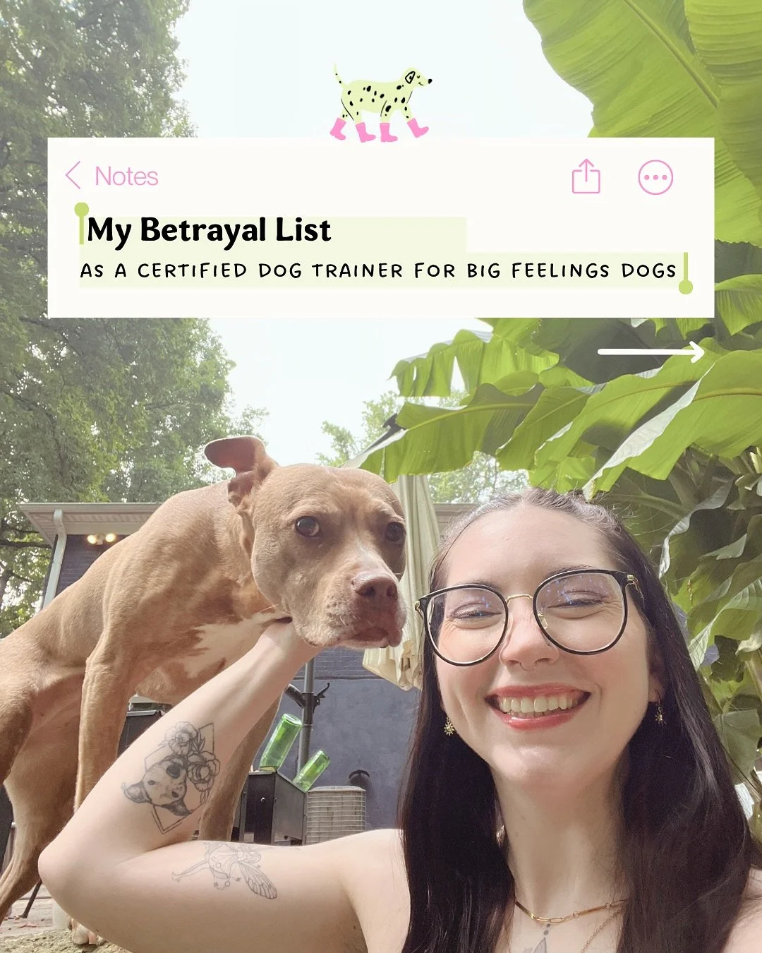 I’ve been loving this betrayal list trend and honestly my dog training betrayal list could be turned into an entire book!
Maybe this is pt. 1 of many betrayal lists or maybe I’ll share this one and never again. We’ll see what this