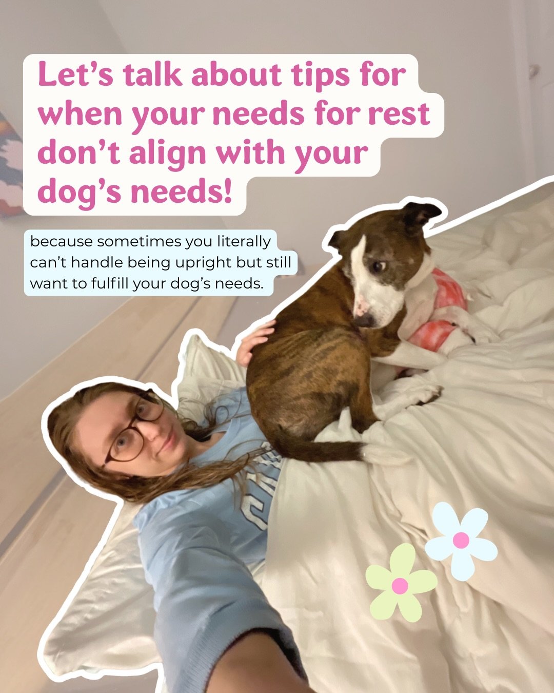 If you&rsquo;re neurodivergent, chronically ill, disabled&hellip; you are still so worthy of being a dog guardian!

It&rsquo;s okay if the way you navigate life with your dog looks different from the societal standards. That doesn&rsquo;t make your a