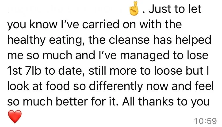 Client testimonial