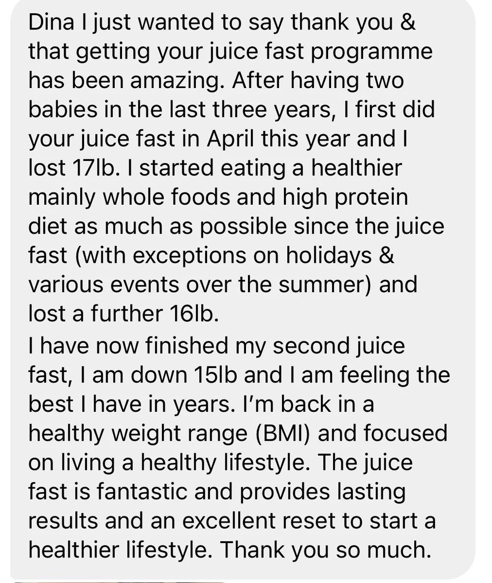 Client testimonial