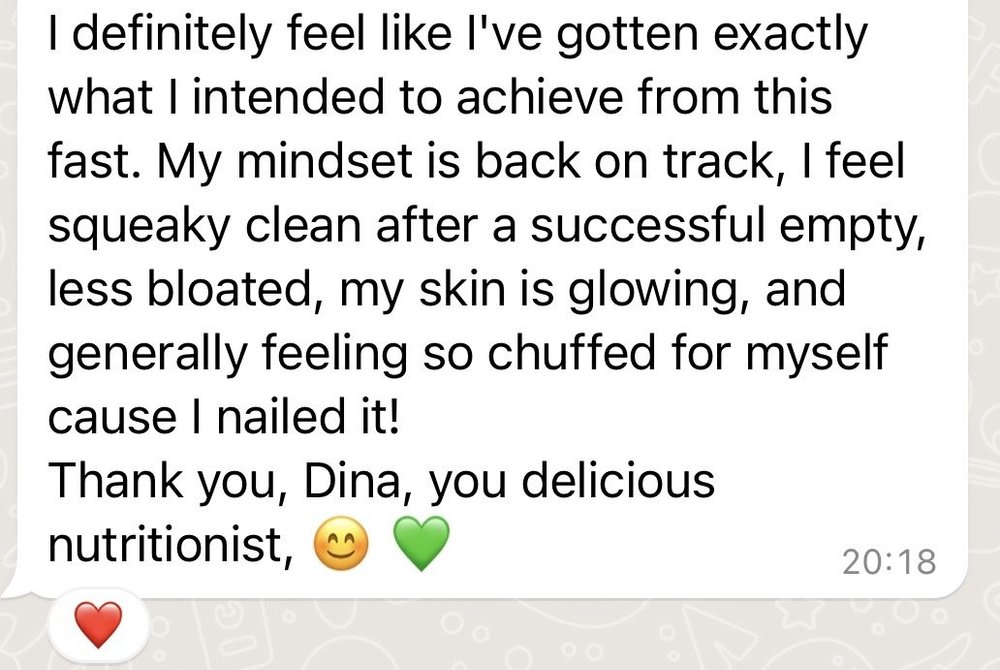 Client testimonial