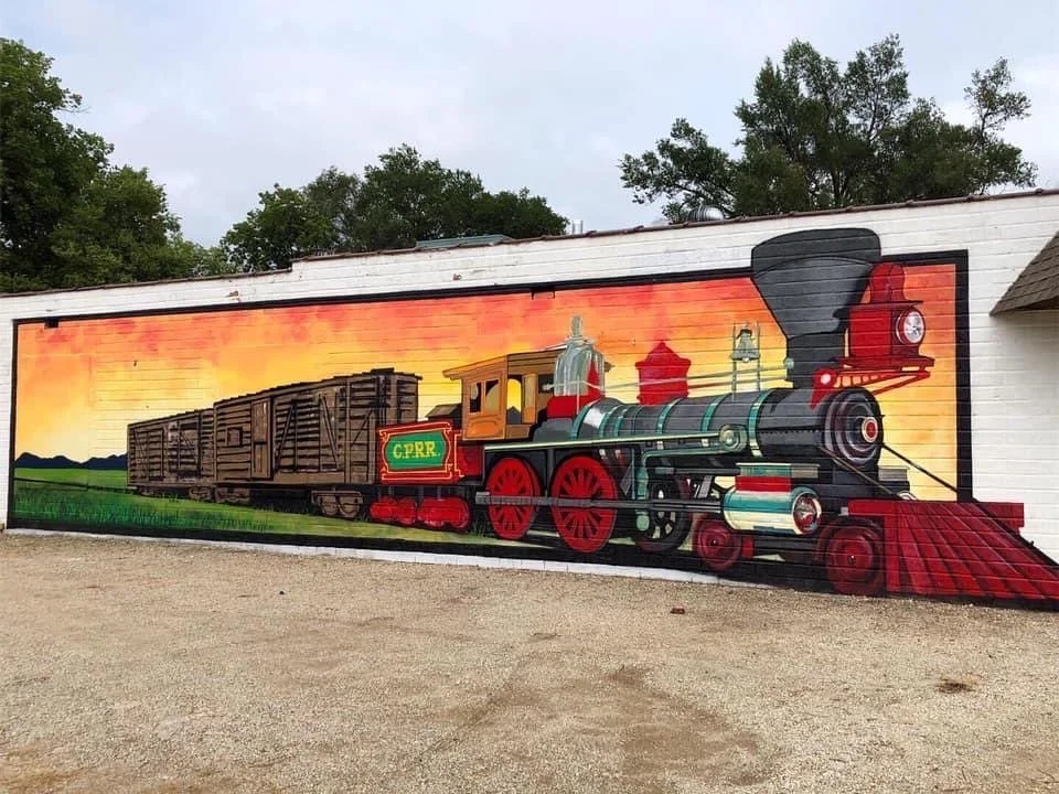 Train Mural