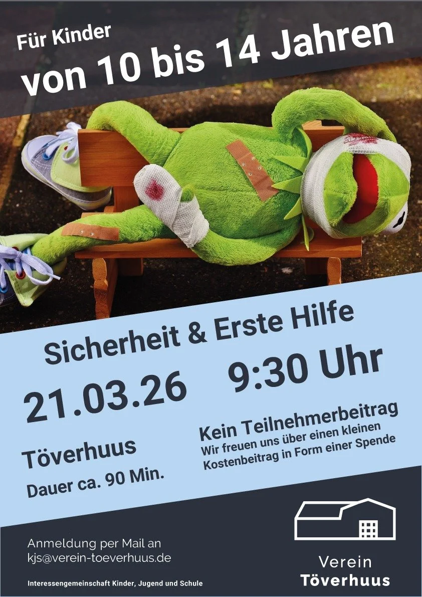 Sicherheit &amp; Erste Hilfe für Kinder von 10-14 Jahren 