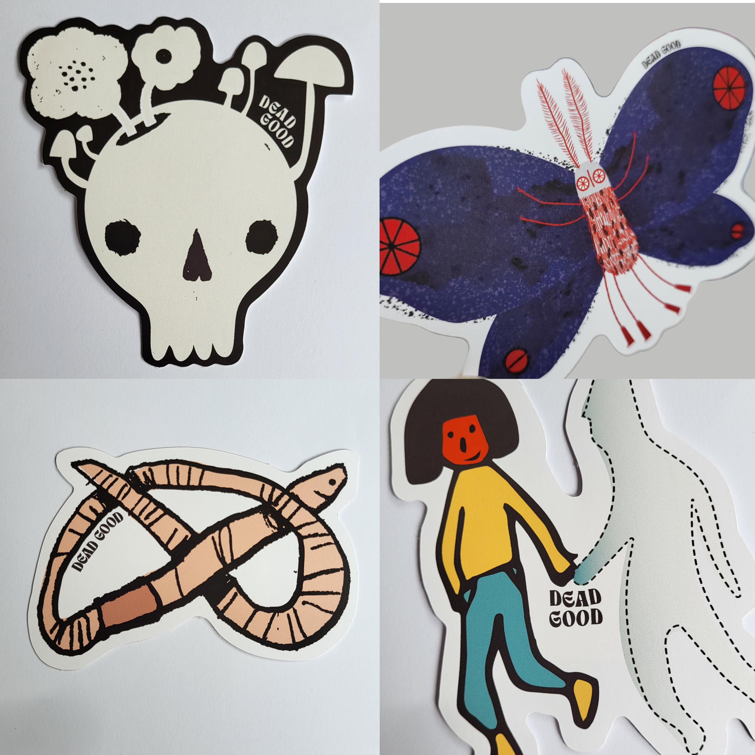 DEAD GOOD eco sticker pack