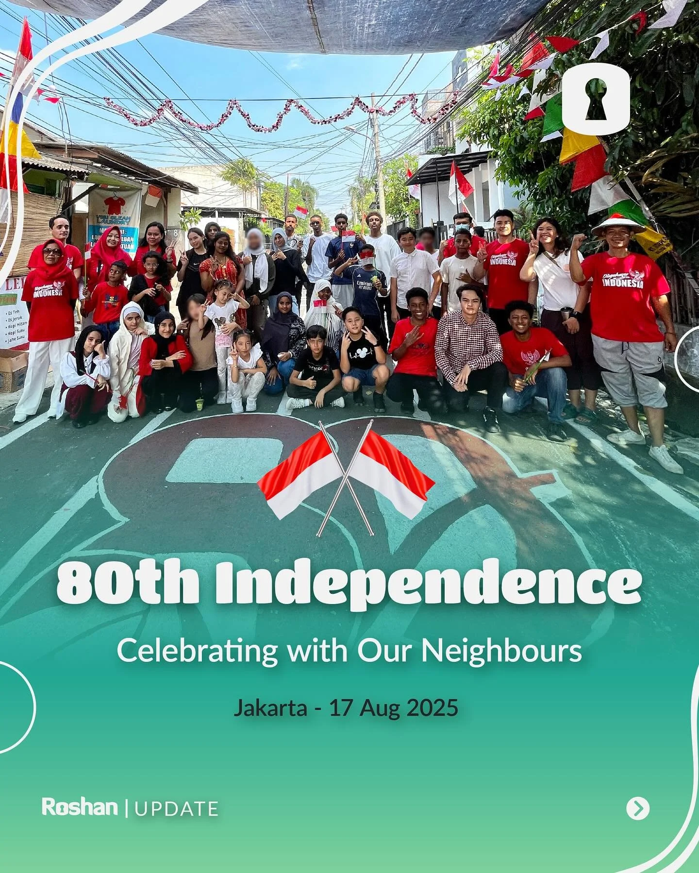 This year, Roshan joined hands with our local neighborhood (RT/RW) to celebrate Indonesia&rsquo;s 80th Independence Day! 🇮🇩✨

For the first time since the pandemic, our students experienced the joy of neighborhood festivities 🎉, from fun games 🎯 