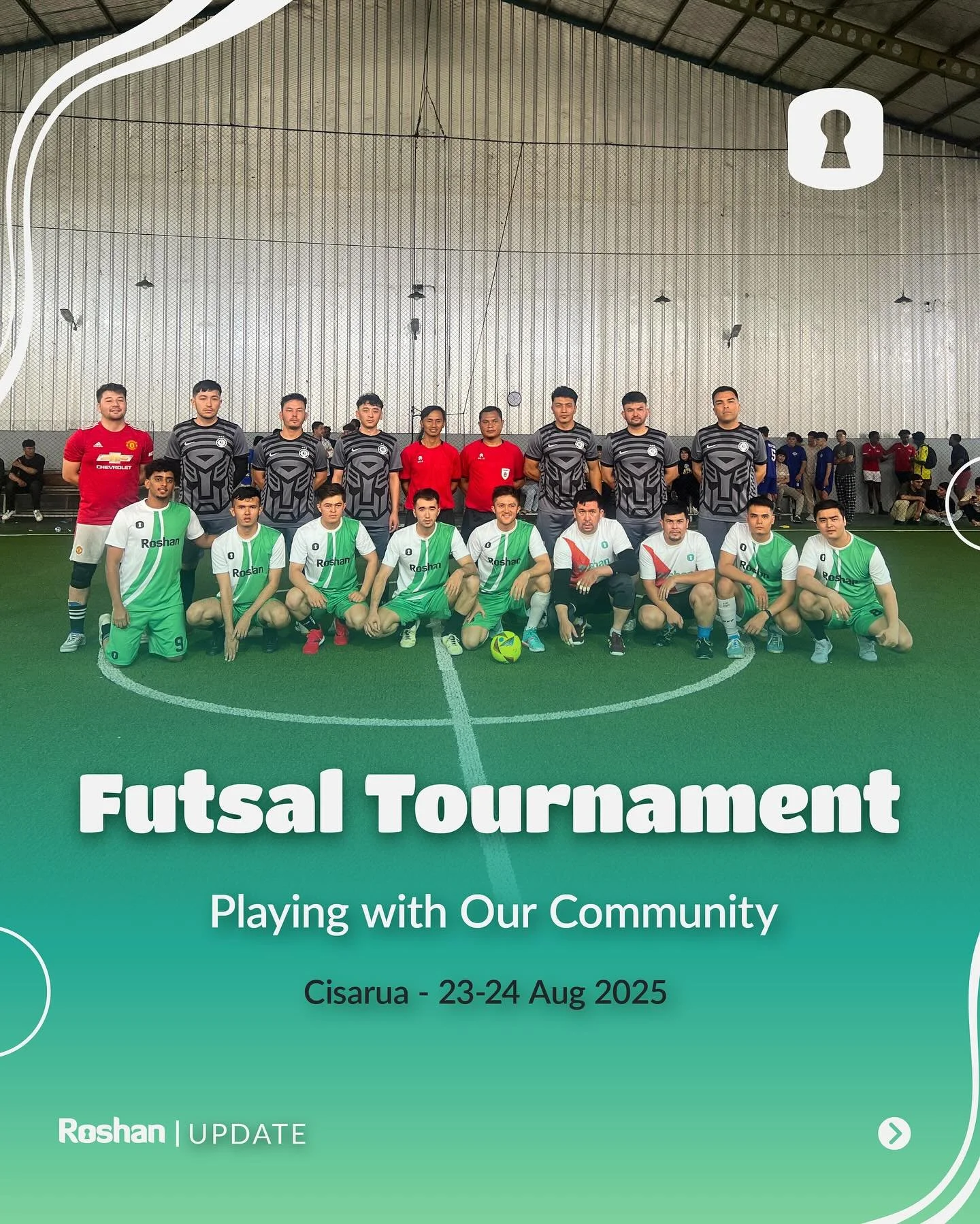 Roshan team&mdash;students, teachers, and staff combined&mdash;recently competed in a community futsal tournament in Cisarua and it was a blast! ⚽🔥

Beyond the excitement of the matches, this was a delightful event to strengthen teamwork 🤝 and buil