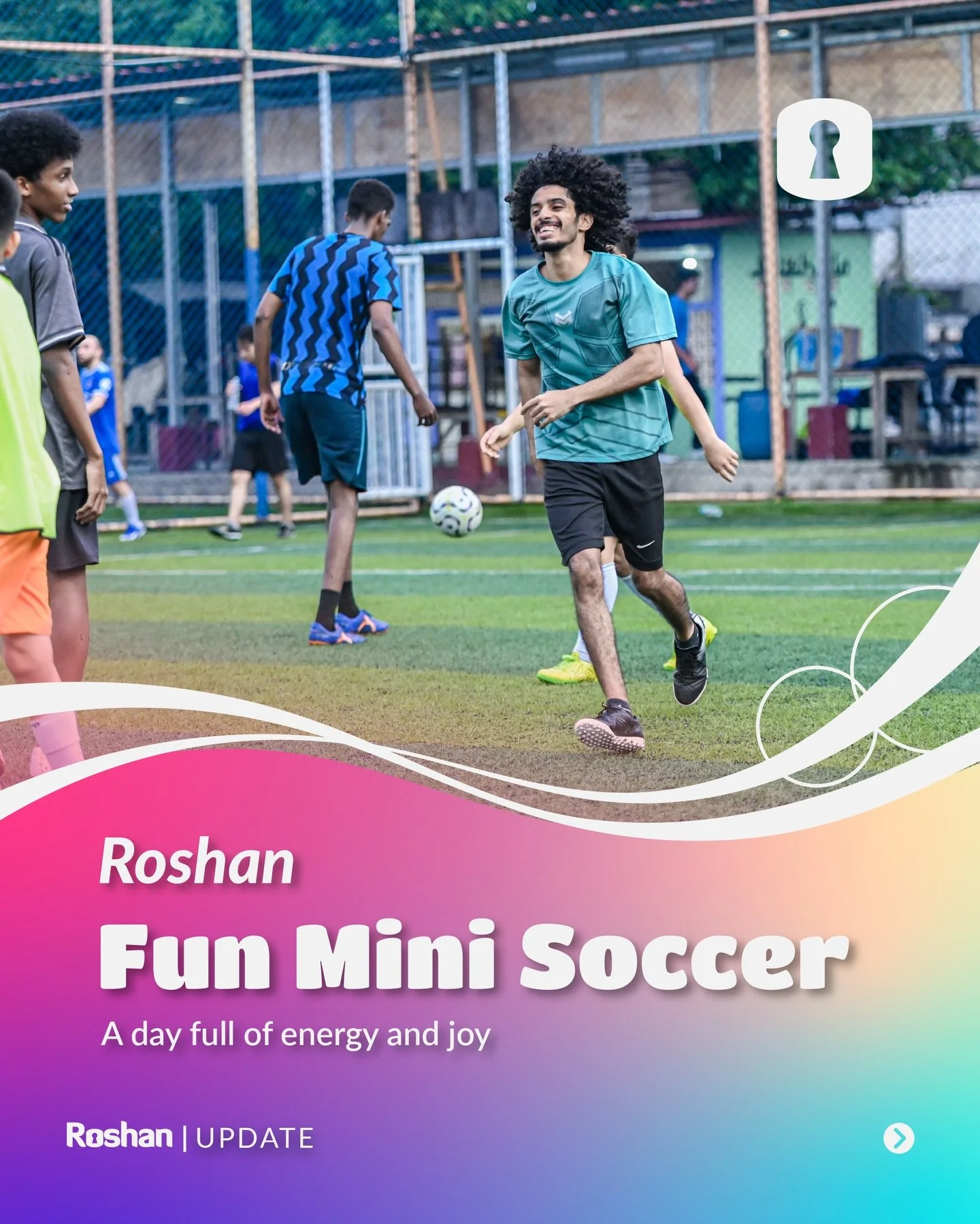Roshan students and volunteers came together for a fun mini soccer game in the open field. ⚽🌿A simple match filled with shared laughter, teamwork, and connection. 🤝😄

We&rsquo;re starting this new year with enthusiasm and positivity ✨, celebrating