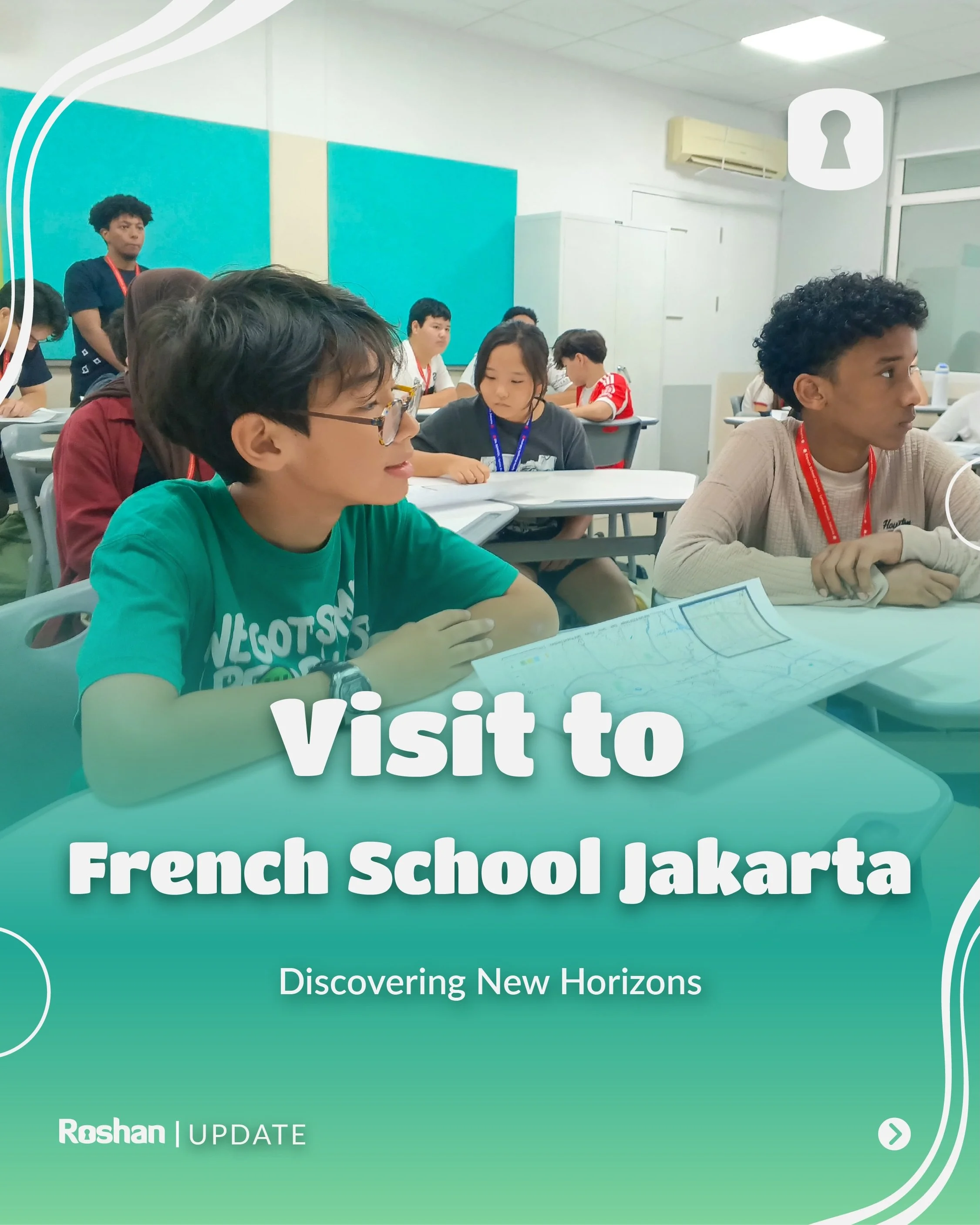 A Day of Learning at @frenchschooljakarta 

Roshan EOS Grade 7 students had the exciting opportunity to visit French School Jakarta! 🇫🇷✨

During their visit, students joined real classroom sessions, experiencing lessons in History, English, and Geo
