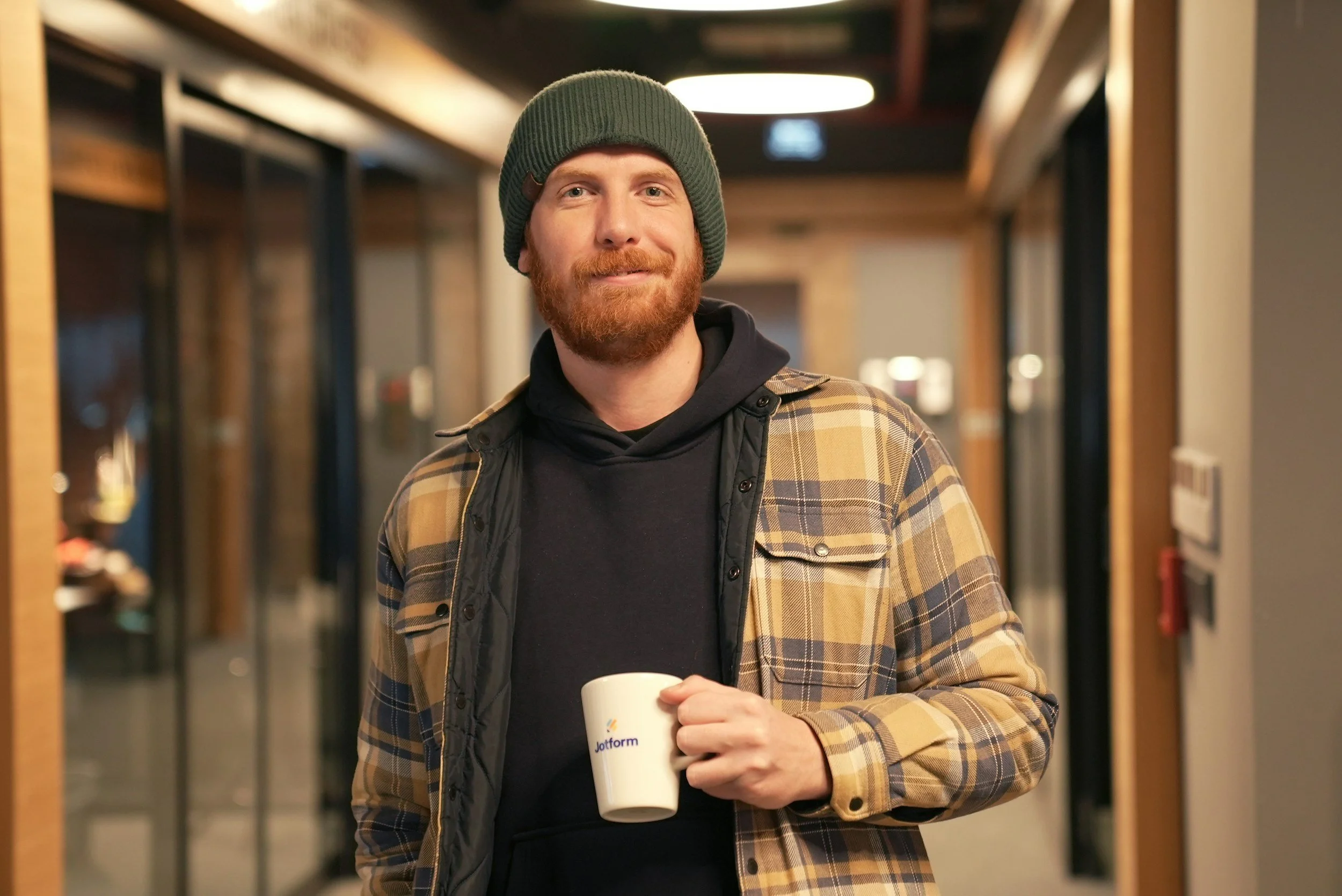 Relaxed and happy software developer