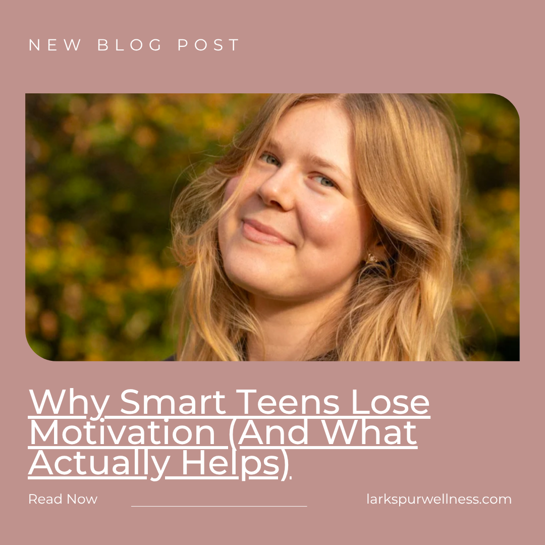 Why Smart Teens Lose Motivation (And What Actually Helps)