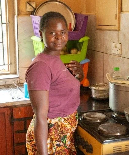 Grace in kitchen