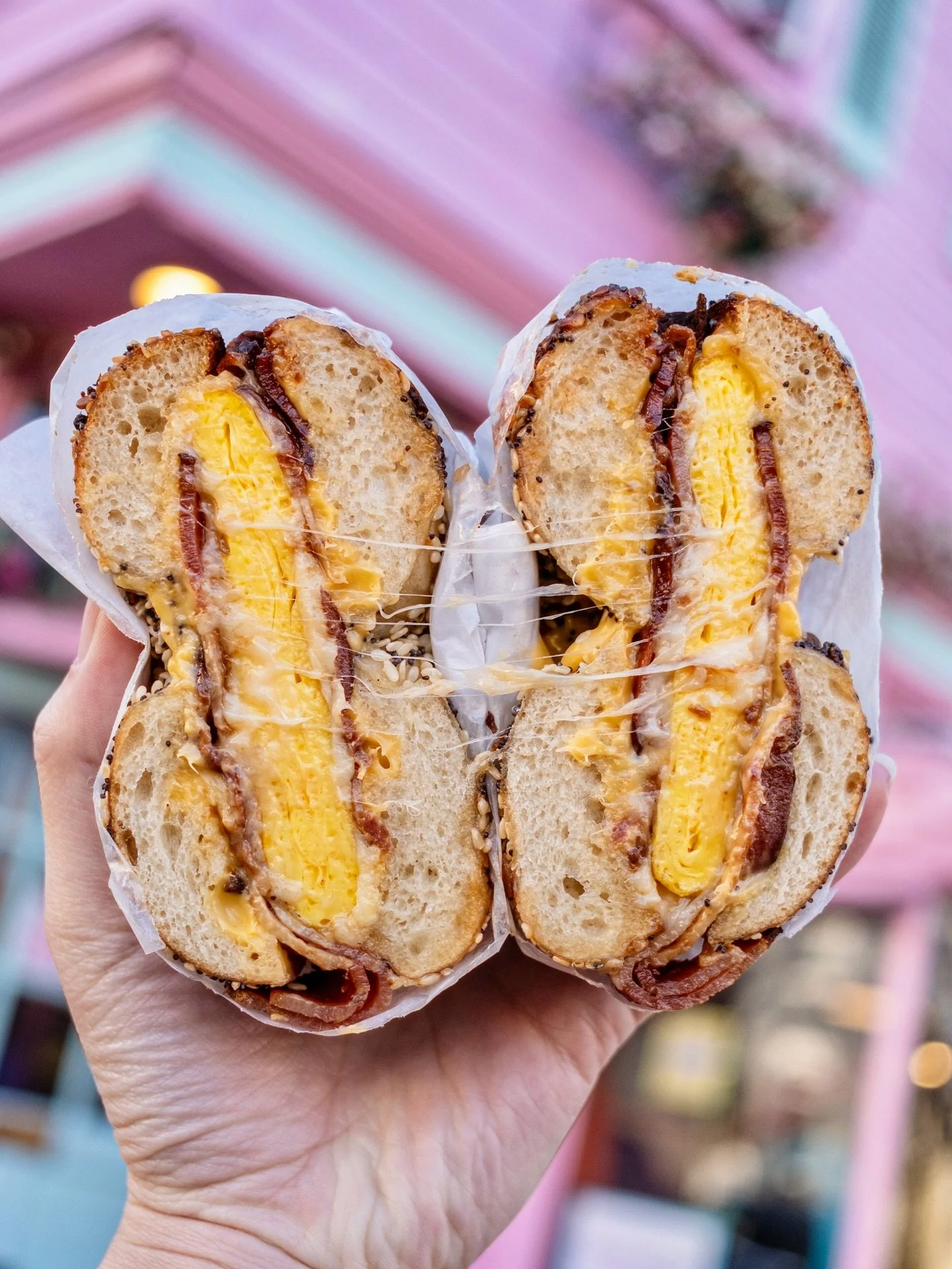 THE CUP RUNNETH OVER WITH  #NATIONALBAGELDAY LOVE!!!!! Big shoutout to our dawg #SUZANNE who won FREE BAGELS 4 A YEAR at our @pikeandrose shop! 🤯🤯🤯 We&rsquo;re running out of tickets / prizes #expeditiously - so swing by your local shop before it&