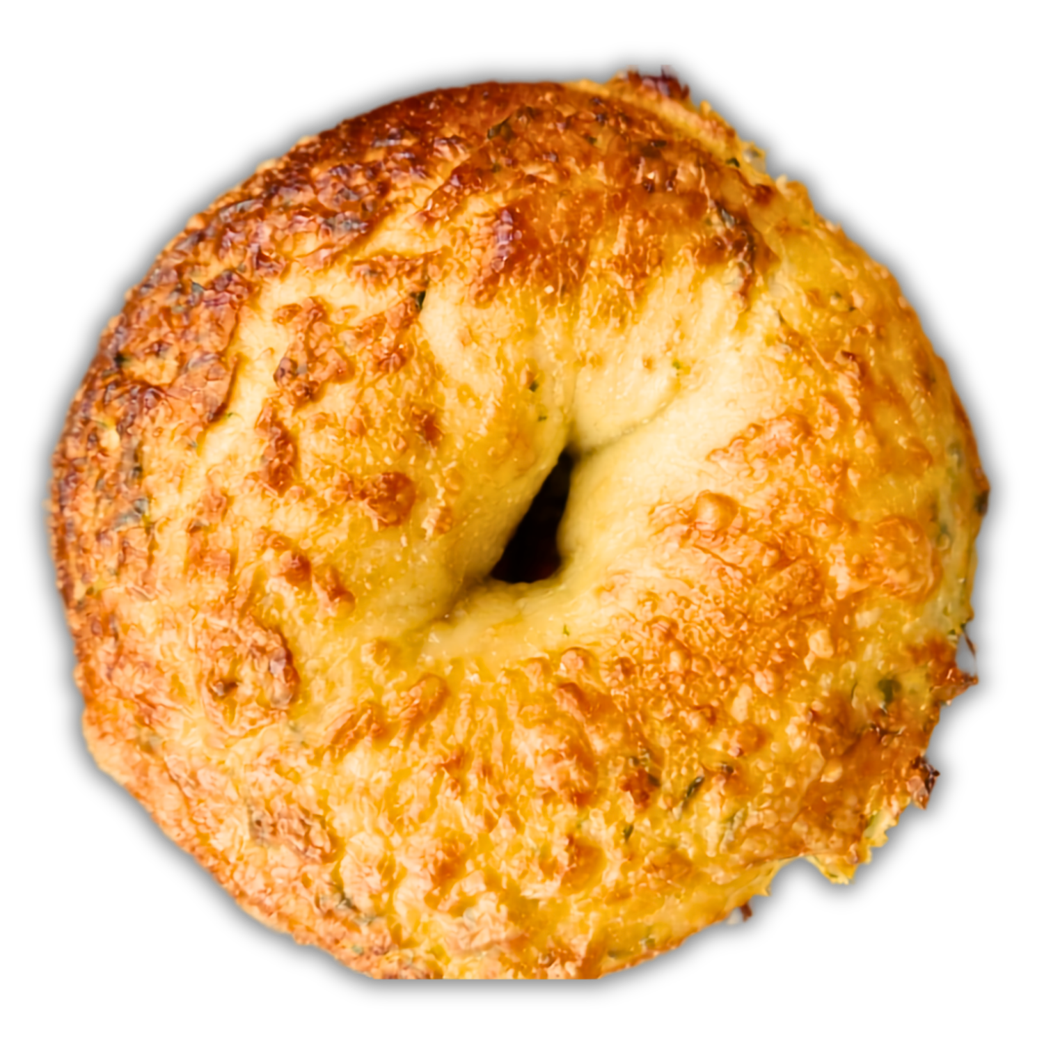 Cheesy Garlic Bread Bagel: Bagel with garlic butter and cheddar cheese