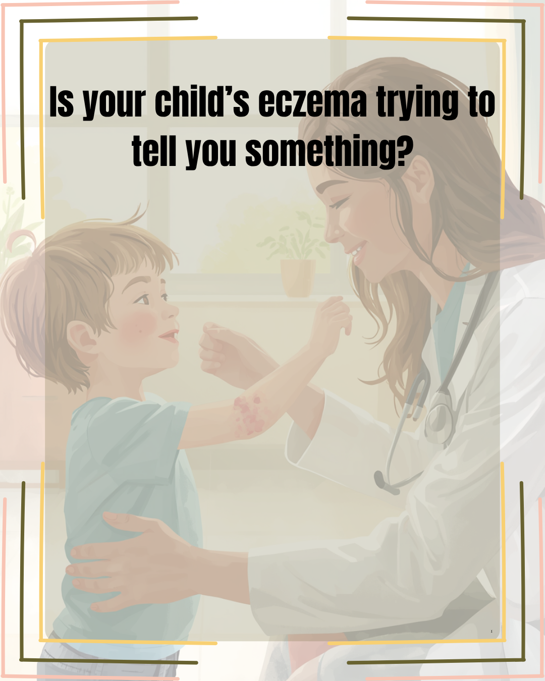 POV: Your child’s eczema keeps flaring, and you feel like you’ve tried every cream in the house.

You moisturize.
You switch detergents.
You avoid the obvious triggers.
You do everything “right”…

And somehow, the itching, redness, rough patches, and