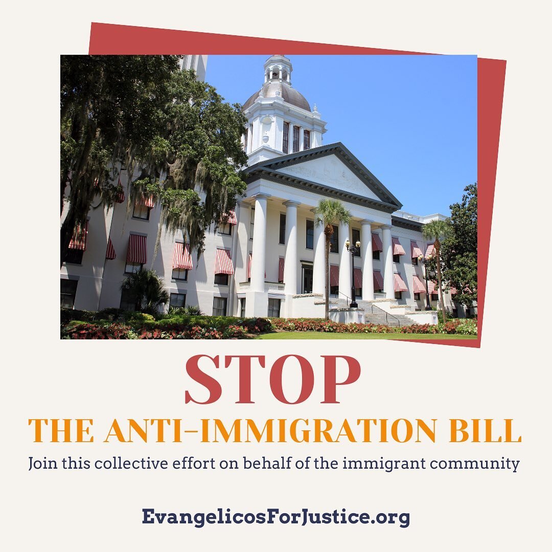 The Florida legislature passed the anti-immigraton bill 1718. 

But there's still hope: we can urge Governor DeSantis to listen to the church and stop this anti-immigration bill from becoming law. 
Sign our petition to Govenor DeSantis and urge him t