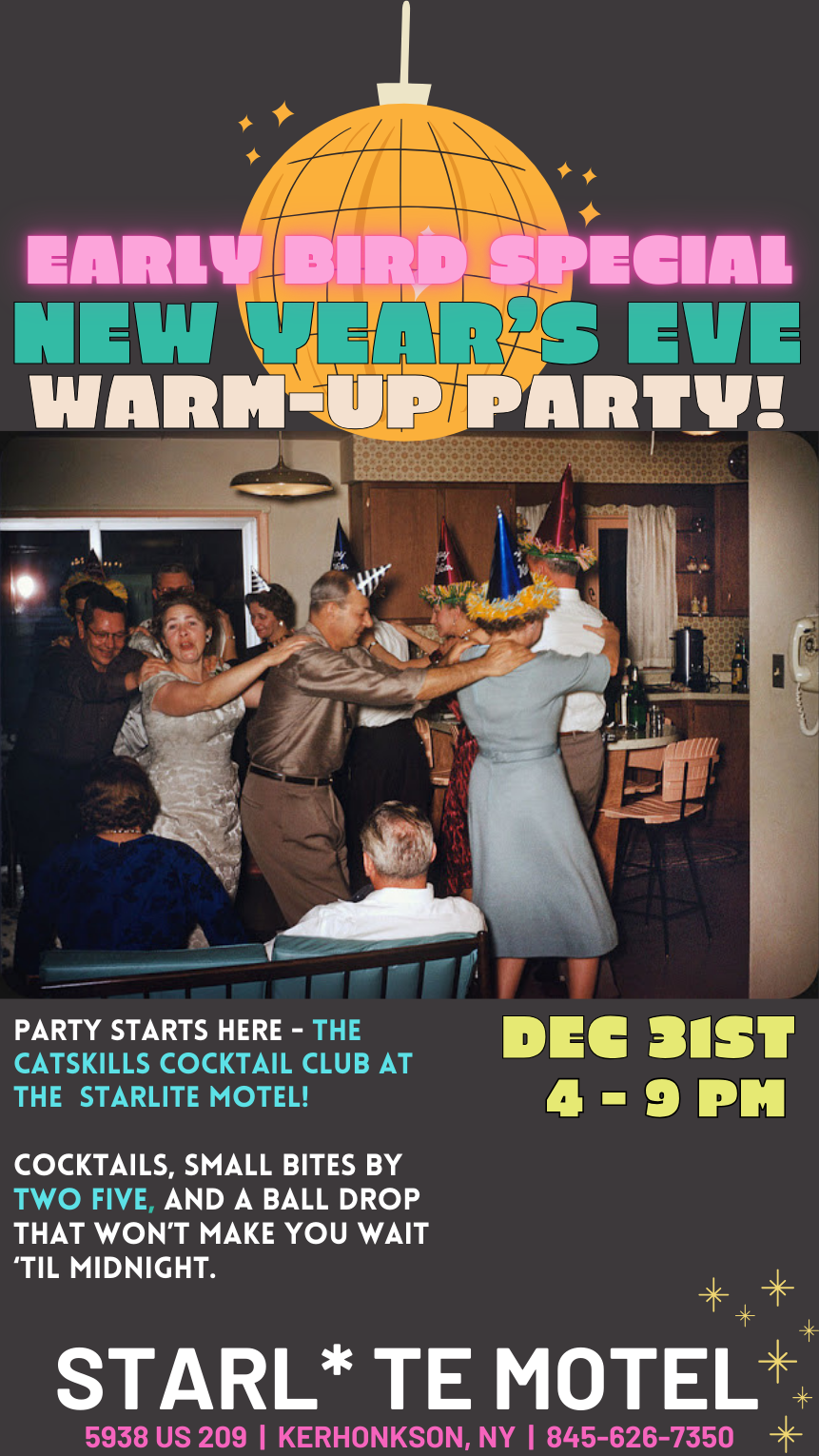 NYE Warm-Up Party @ The Starlite Motel