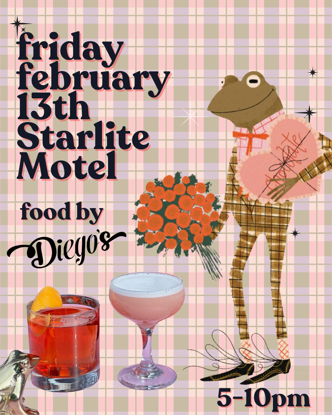 The Catskills Cocktail Club Fridays @ The Starlite Motel Valentine’s Day Eve