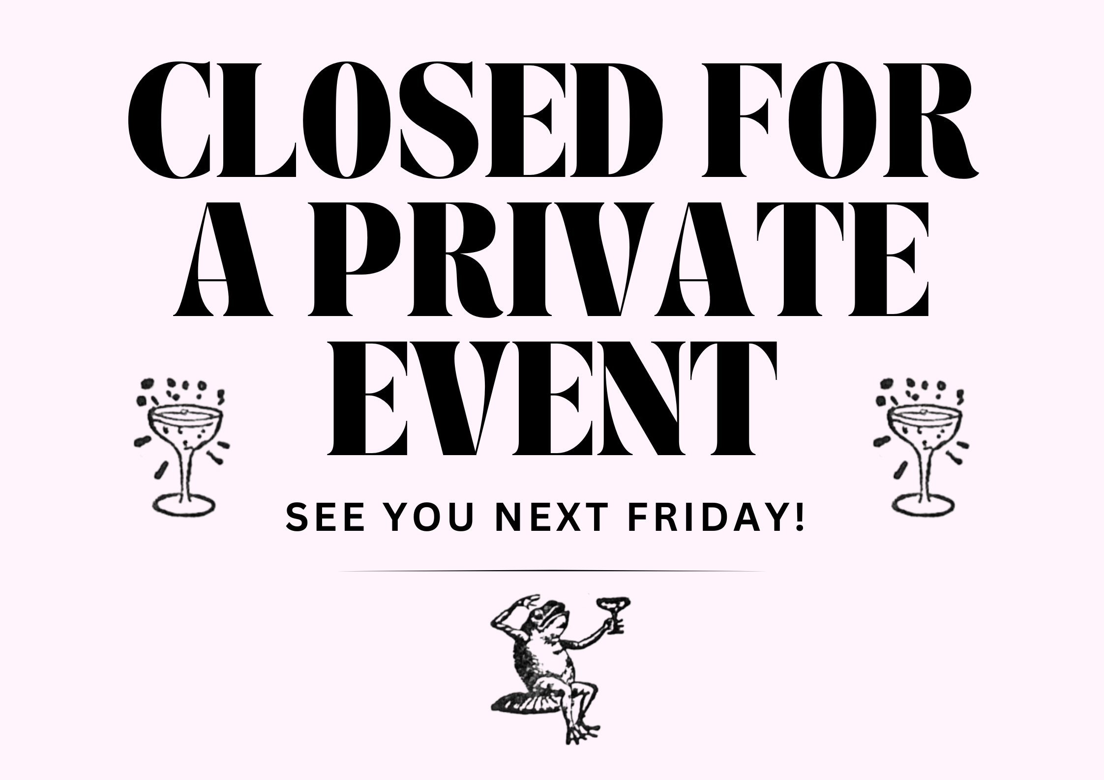 CLOSED FOR A PRIVATE EVENT - The Catskills Cocktail Club Fridays @ The Starlite Motel