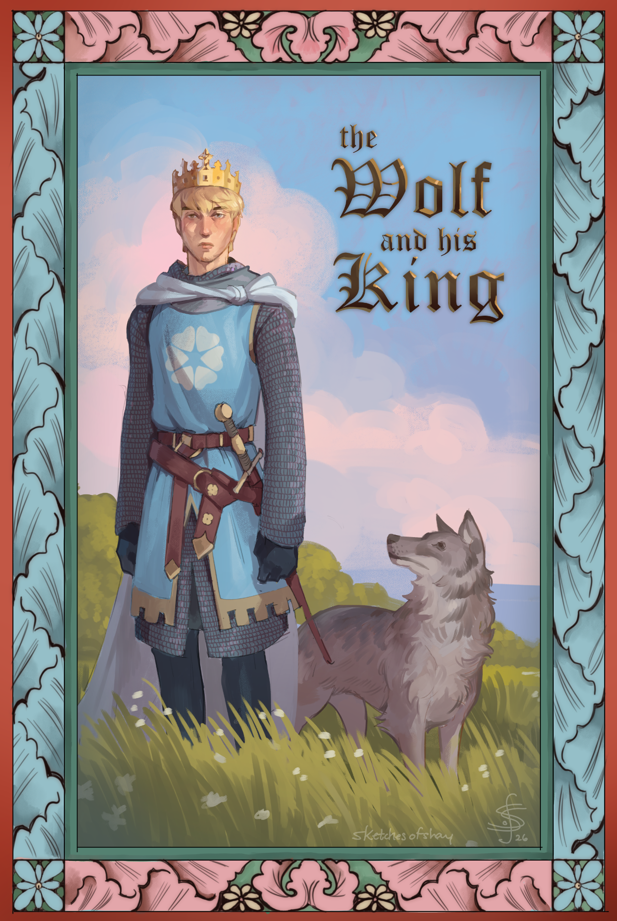 The Wolf and His King by Finn Longman - Fanart