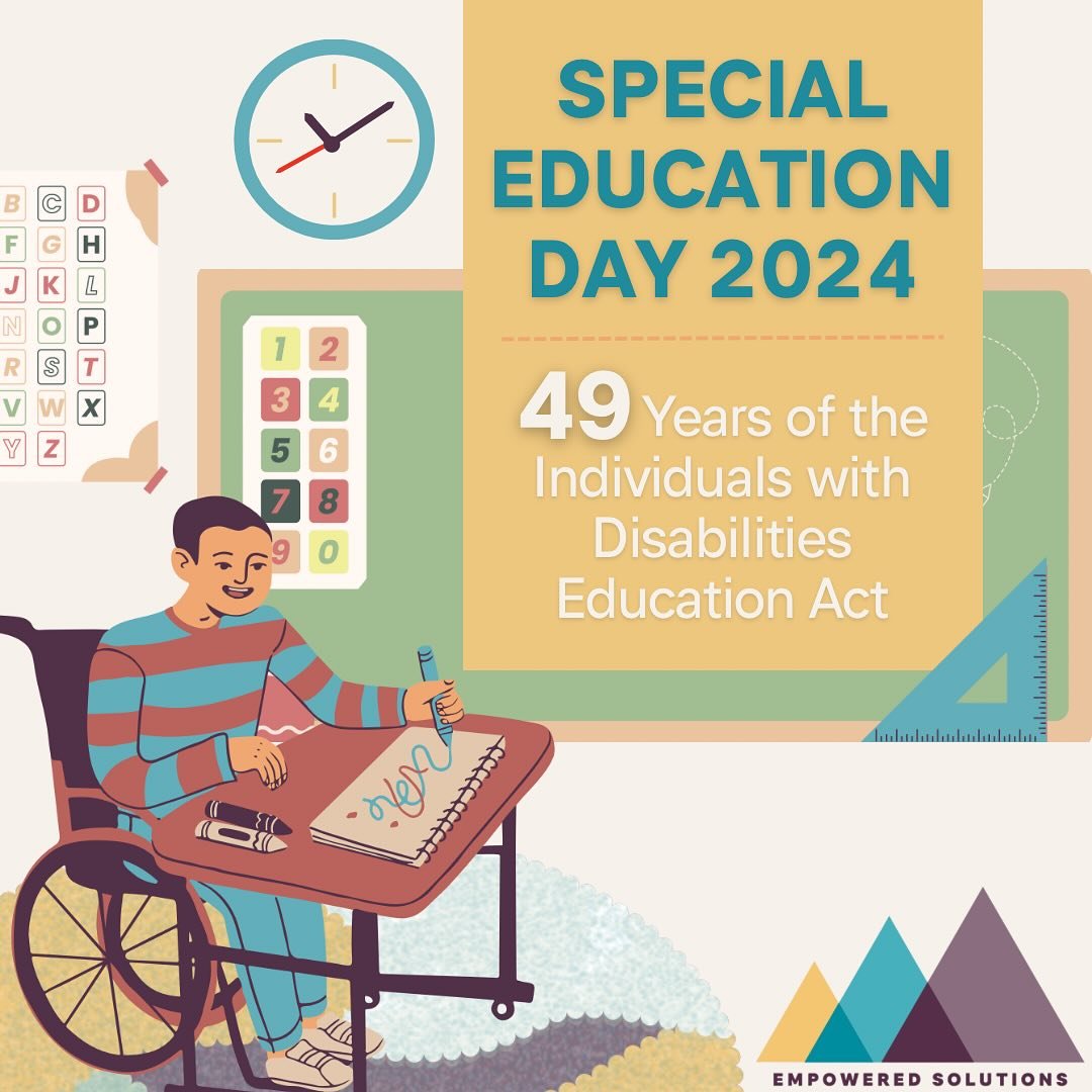 🚸Special Education Day🚸

Today, we celebrate the anniversary of a pivotal moment in history&mdash;✒️the signing of the Individuals with Disabilities Education Act (IDEA) on Dec. 2, 1975. 

✏️This groundbreaking legislation ensures that students wit