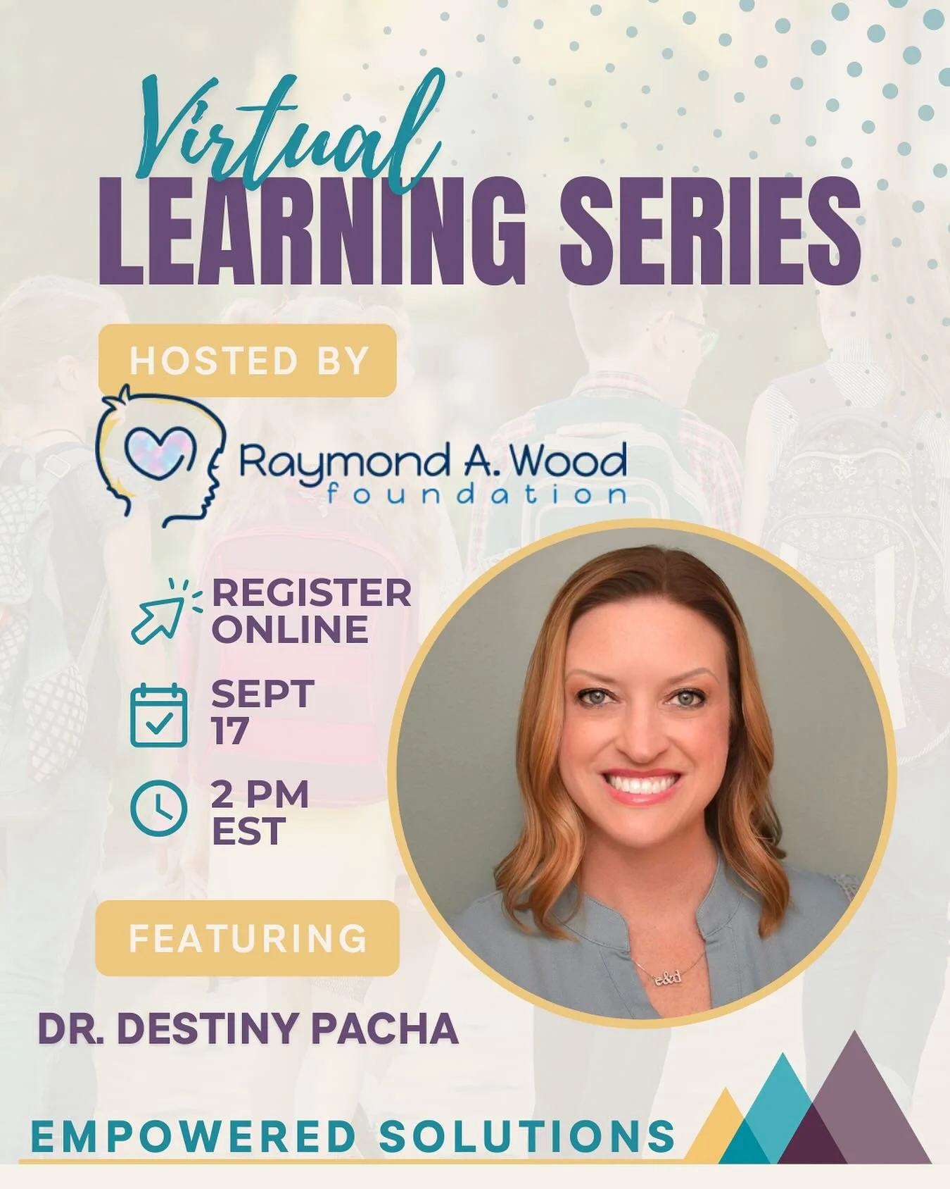 💻 Virtual Learning Series ✨

🗺️ Navigating IEPs with Confidence: A Guide for Families
Hosted by the @rawoodfound 

Is your child struggling in school after treatment for a hypothalamic-pituitary brain tumor❓💭

Join Dr. Destiny Pacha for an empower