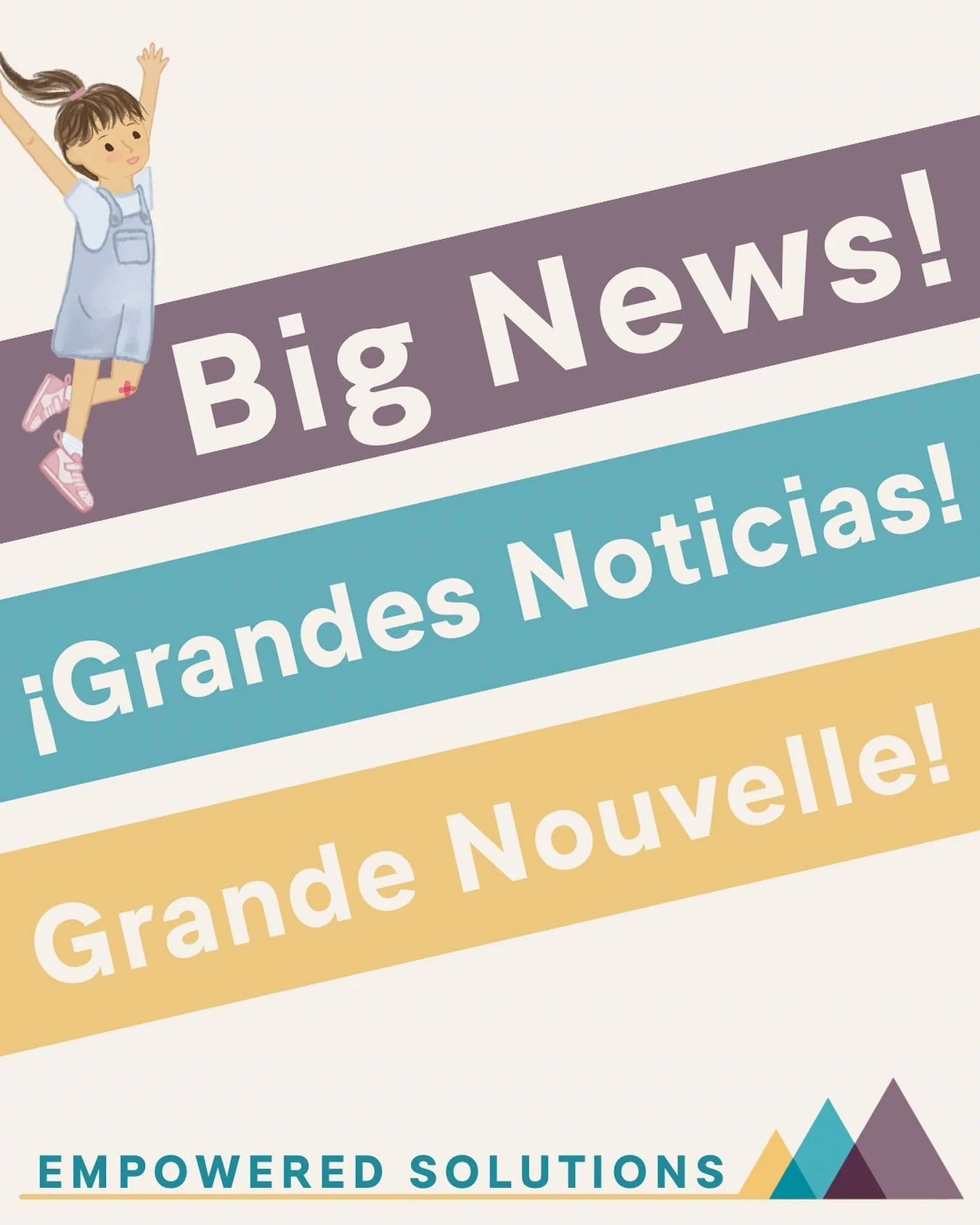 📣 BIG NEWS 🎉
&iexcl;Grandes Noticias! 🧡 Grande Nouvelle!

Exciting news is on the horizon, and we can&rsquo;t wait to share it with you.💫 At EmpowerED Solutions, we are dedicated to supporting families and the PWS community across the world by sp