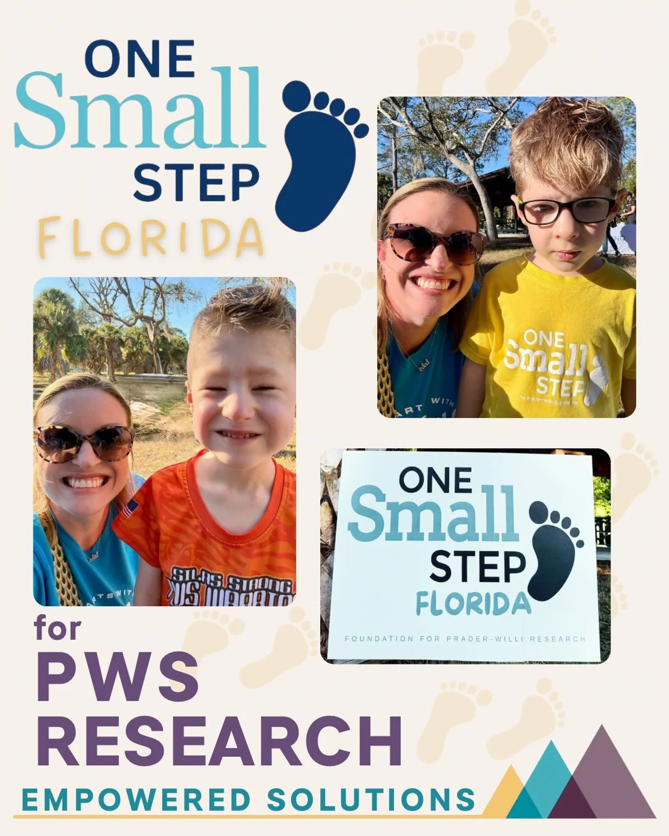 👣One Small Step Florida👣

This weekend was filled with connection, community, and purpose. I met new PWS families, shared smiles, and handed out Katie&rsquo;s Story to kids, teachers, and families who continue to show up with so much love and stren