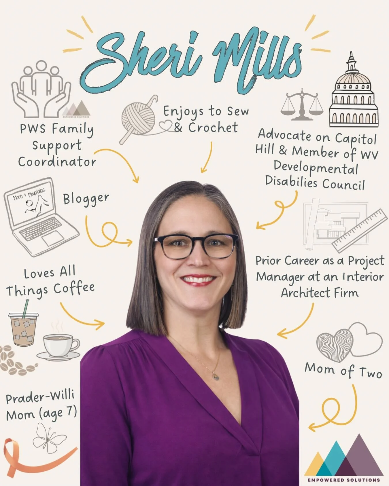 ✨Meet the Team Monday✨

This week, we&rsquo;re shining a spotlight on Sheri Mills. You may know her as our PWS Family Support Coordinator, bringing both professional expertise and lived experience to every family she interacts with.

But did you know