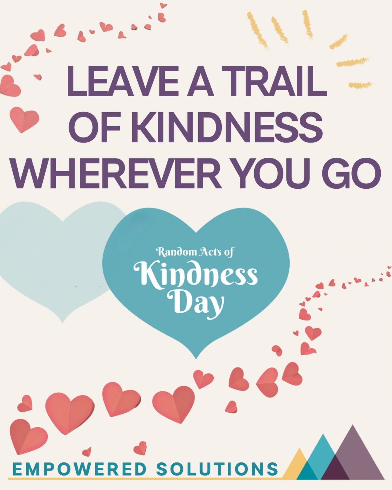 💞Always Choose KINDNESS

Today we celebrate Random Acts of Kindness Day &mdash; a reminder that small actions can create lasting impact.

A smile.
A kind word.
An invitation to join.
A moment of patience.

In schools, homes, and our communities, kin