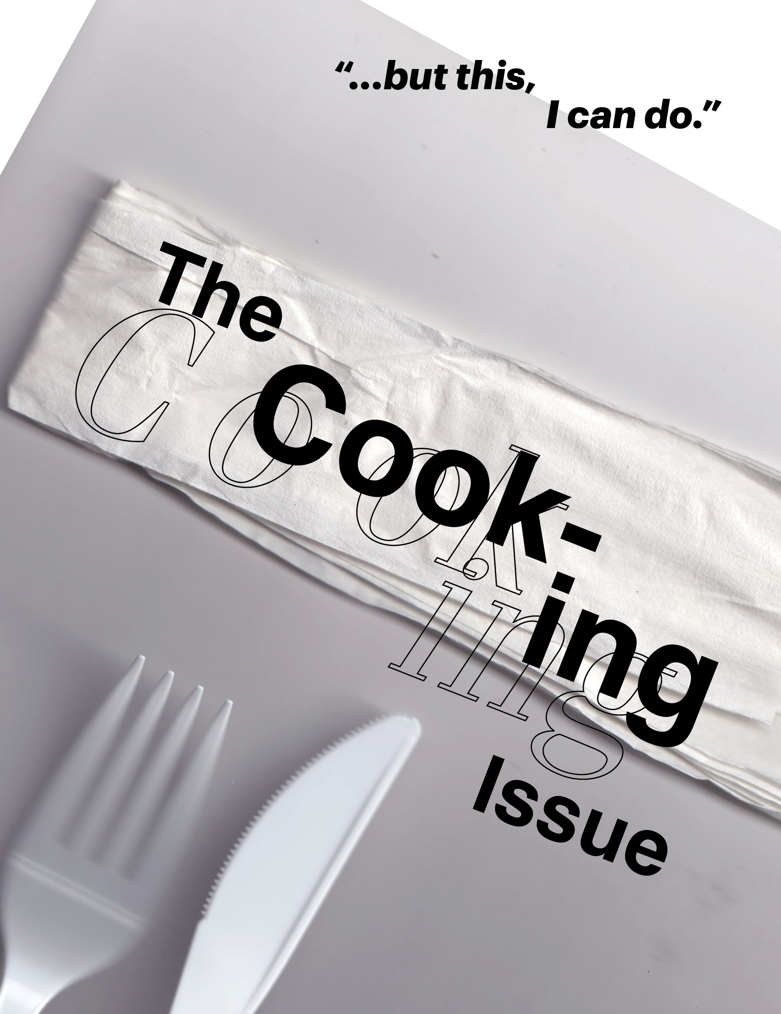 Cover, The Cooking Issue