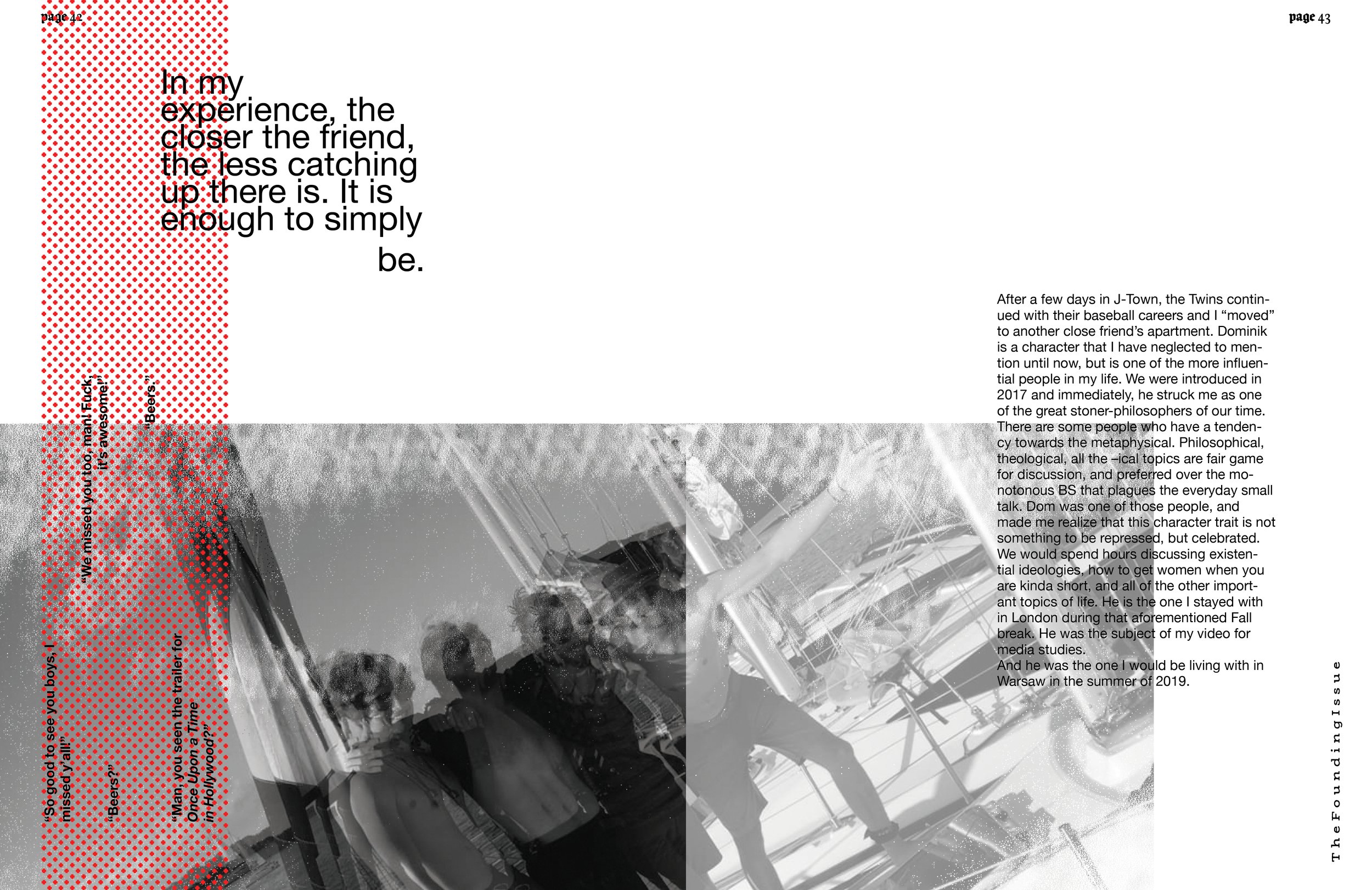 pages 43 – 44, "...but this, I can do."