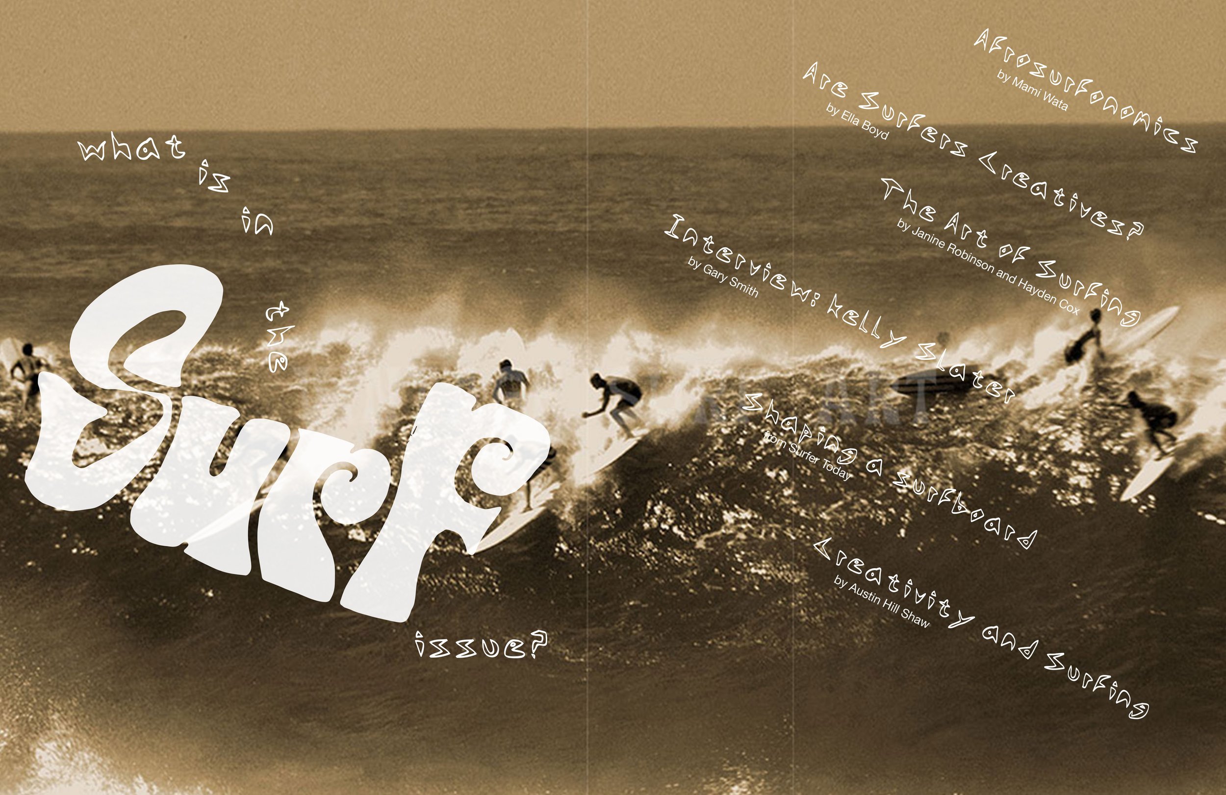 Table of Contents, The Surfing Issue