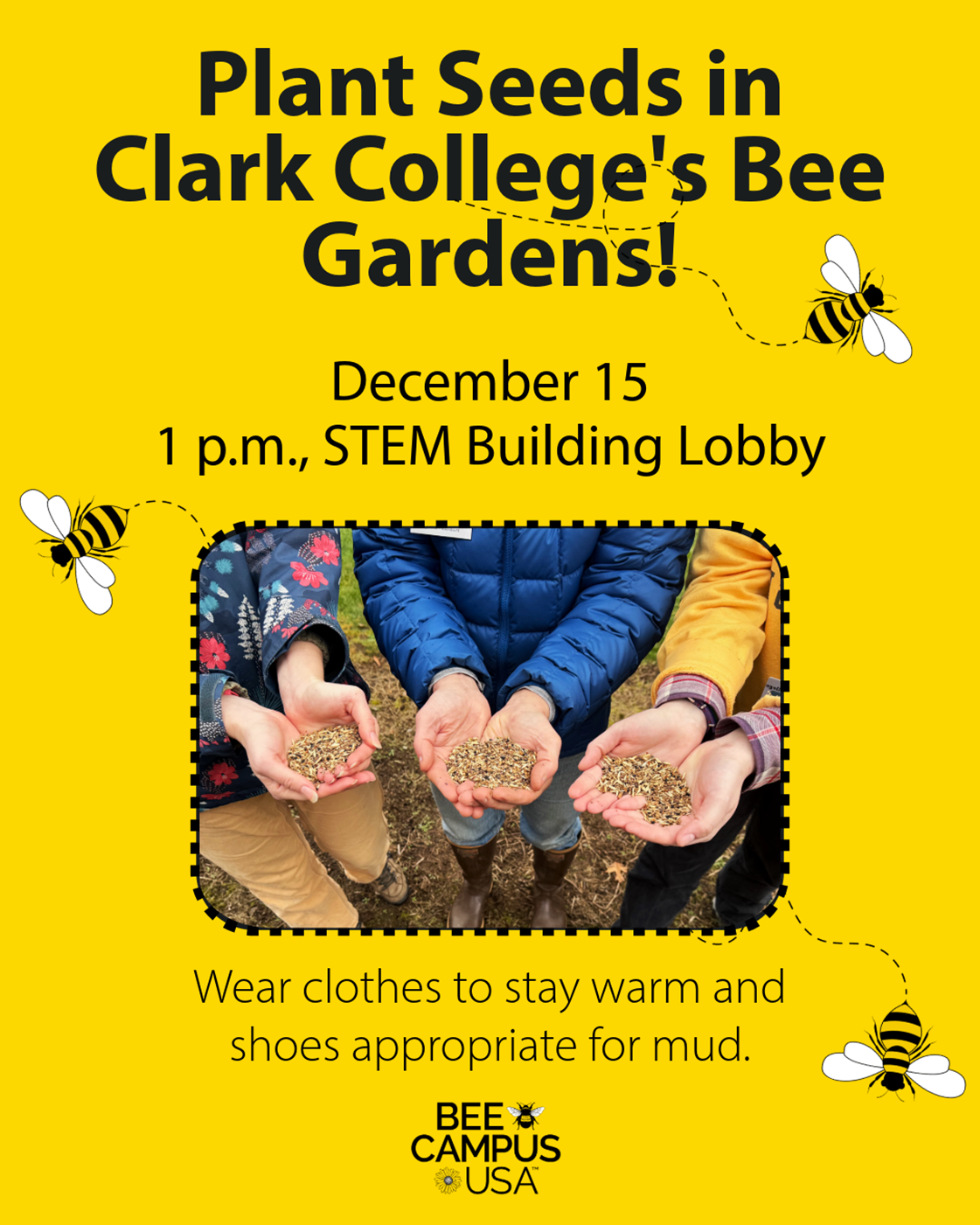 Clark College Bee Garden Planting Day