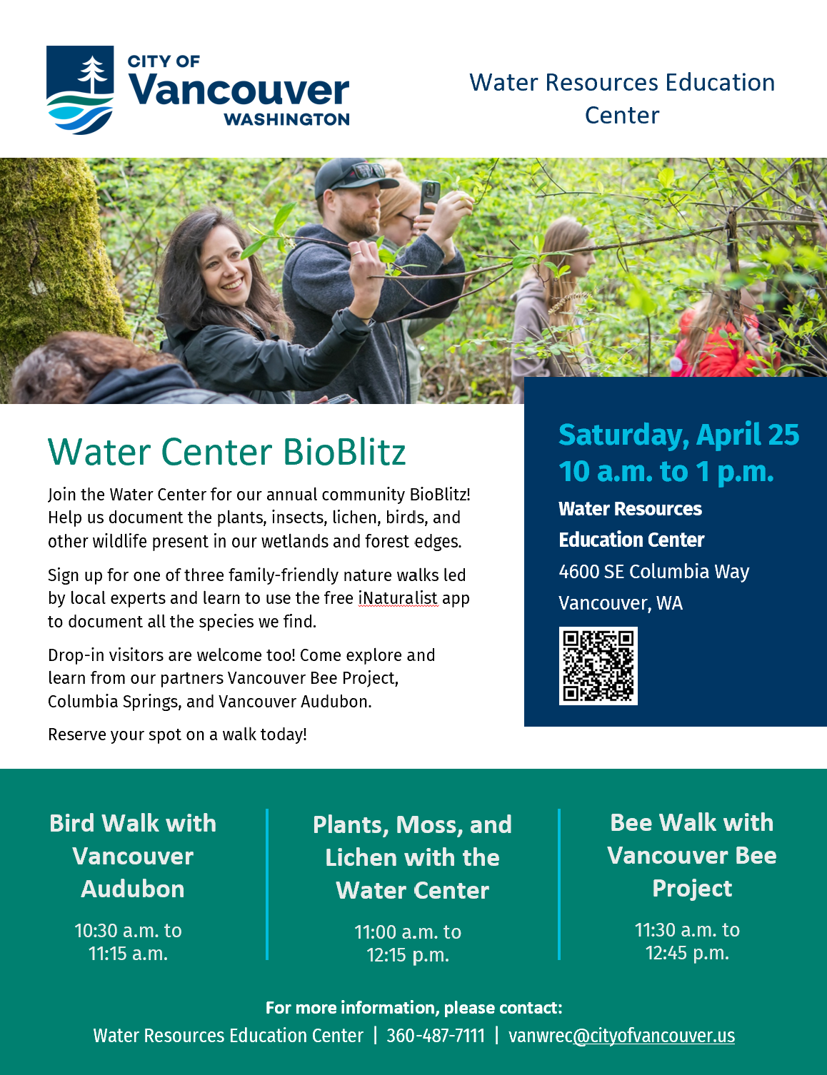 Water Center Bioblitz
