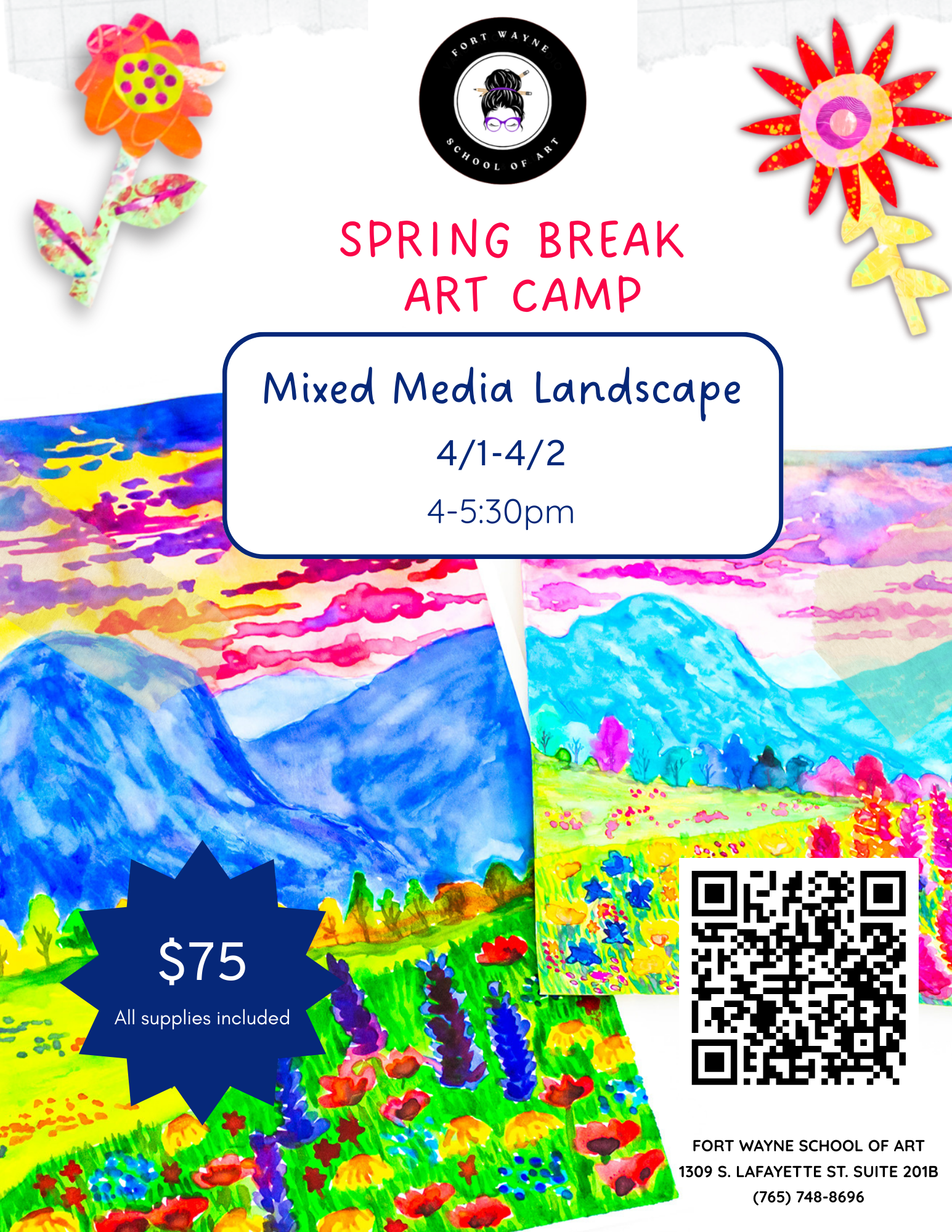 4/1, 4/2  Spring Break Art Camp