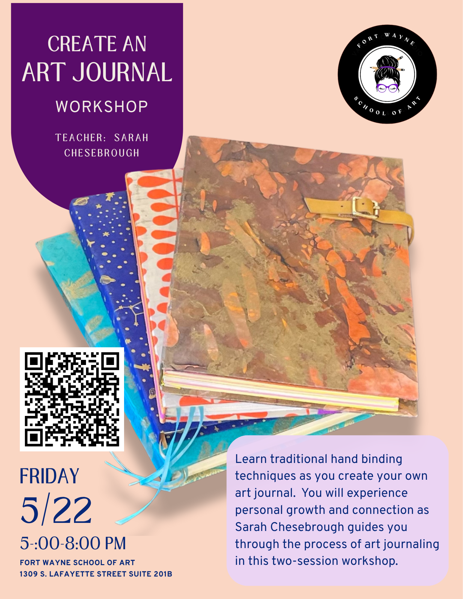 5/22 Art Journal Workshop