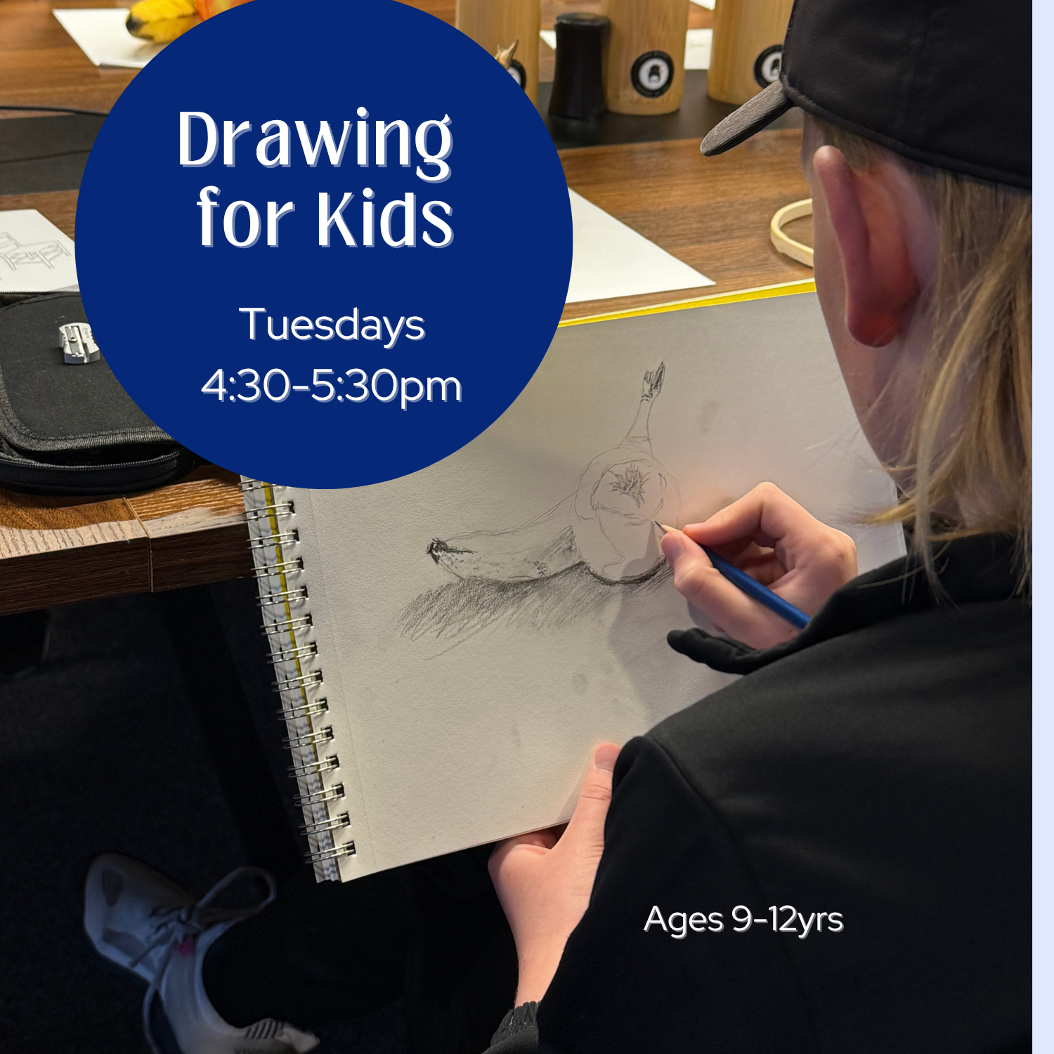 9/15- 10/20  Child Drawing Class