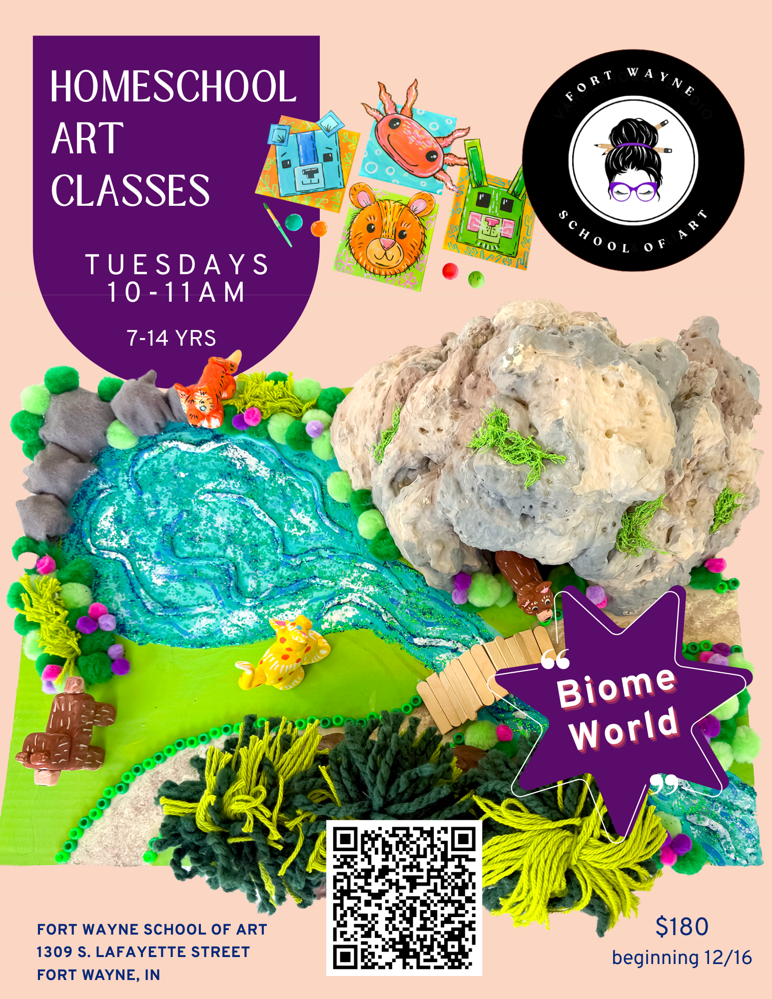 Homeschool Art Classes Tuesdays 6 weeks