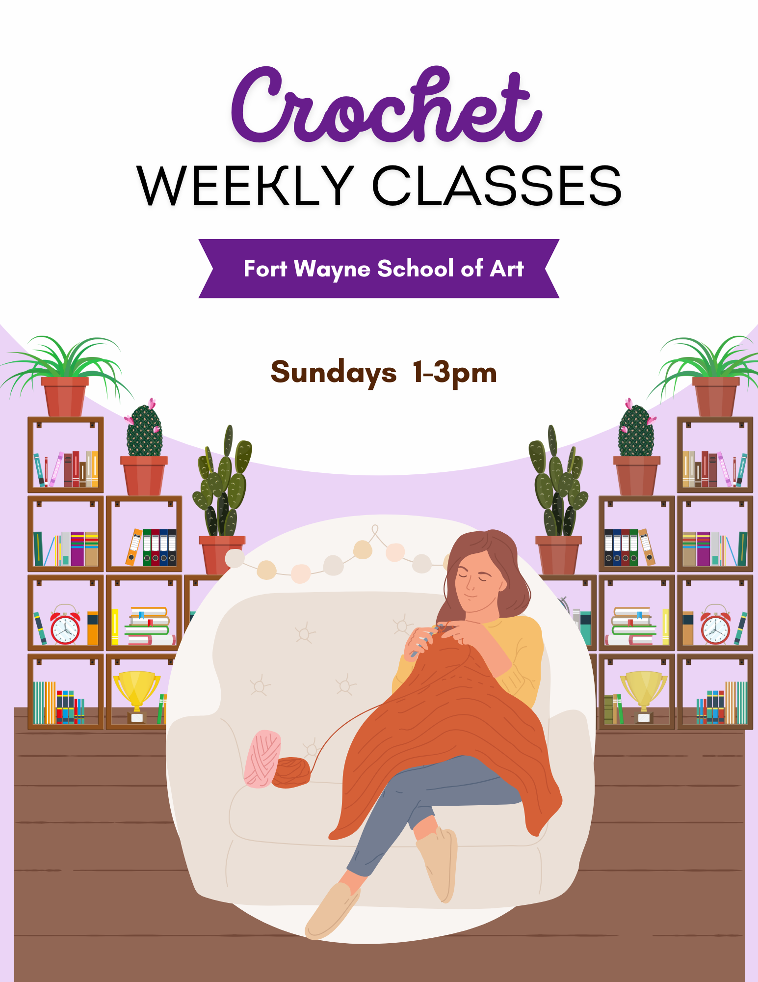 Crochet 4 Class Sundays February