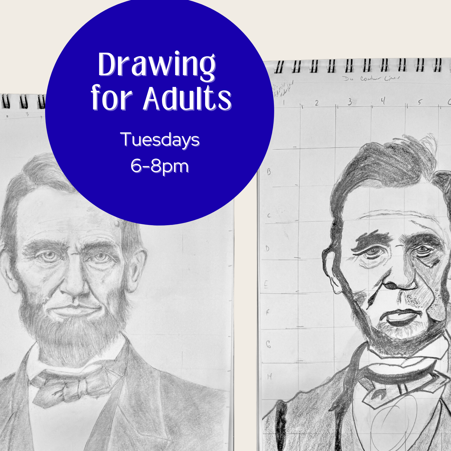 9/8-10/13  Adult Drawing Class