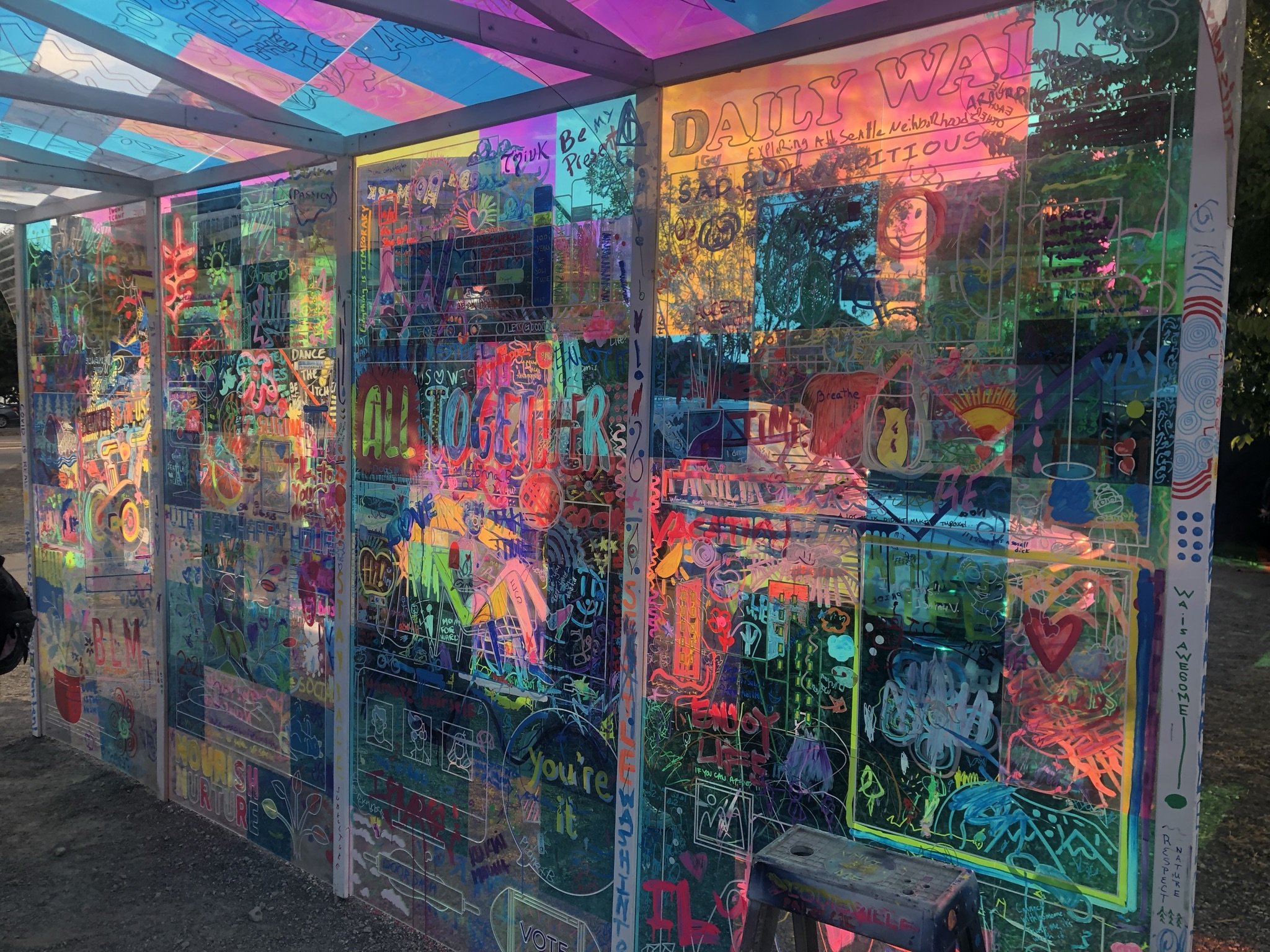 Bloomhouse - Mirrored Panels, Paint - Acrylicize