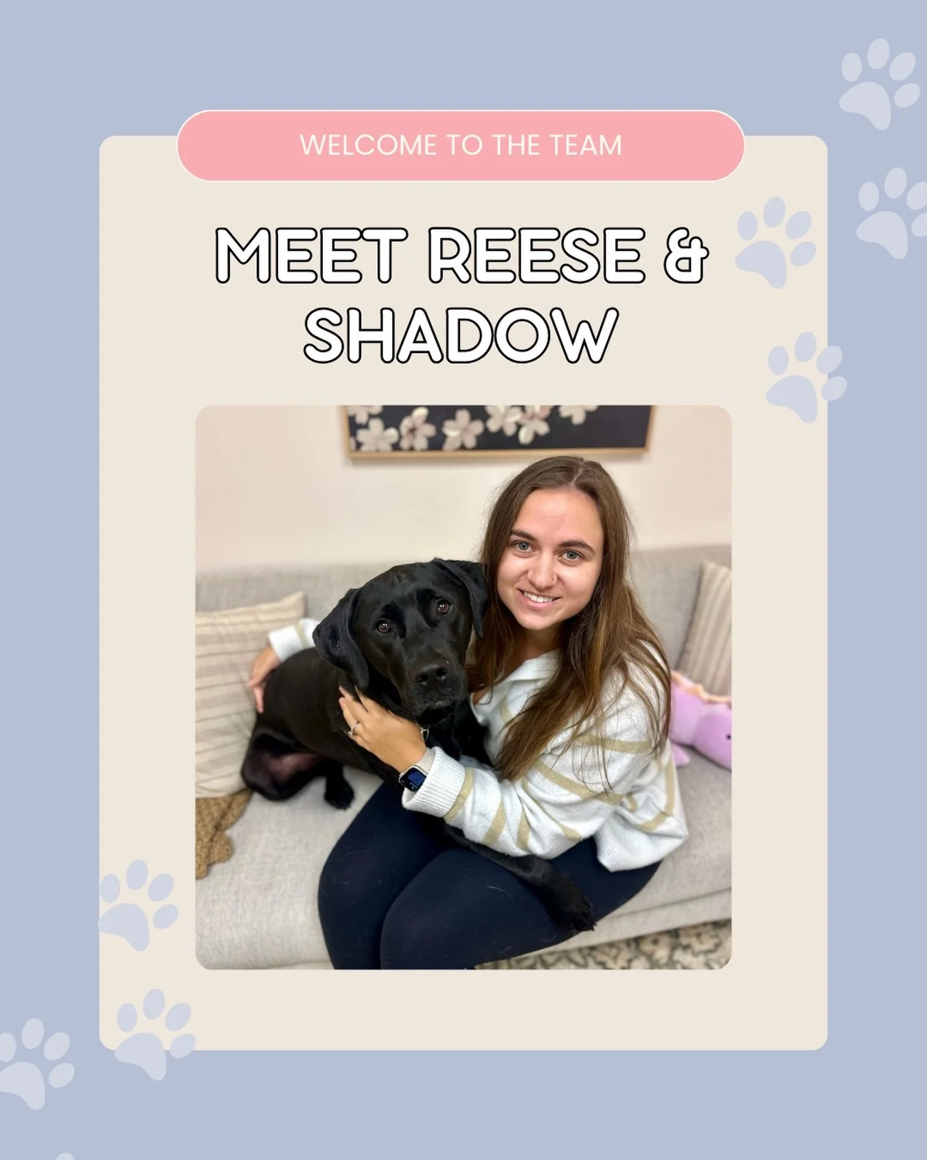 Meet Reese Cooper, MSW, LCSWA and her therapy dog-in-training Shadow 🐾✨
 Our newest child &amp; teen therapist creating a space where big feelings don&rsquo;t have to feel so big. 🫶🏼

If your child has been overwhelmed, withdrawn, acting out, or s