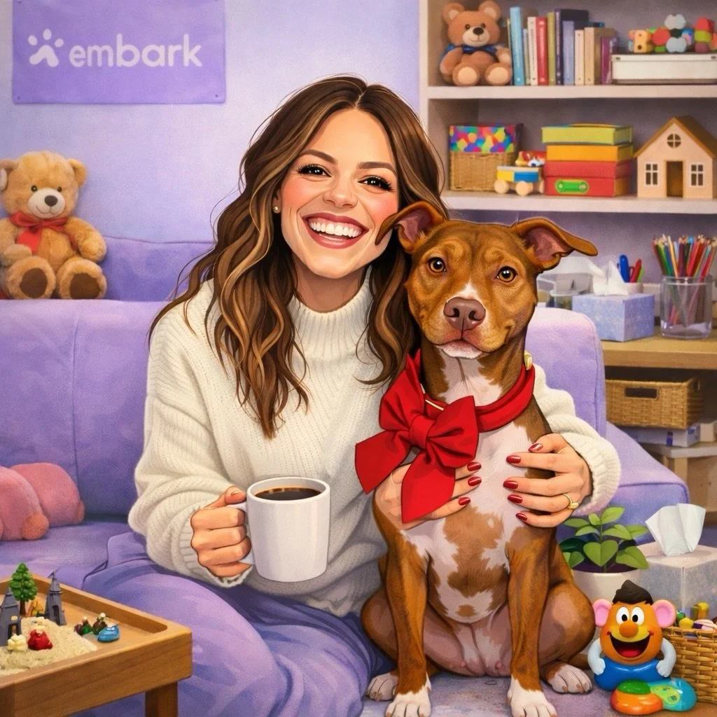 If the Embark team (🐾🛋️👧) were caricatures&hellip; 👋

#therapists #therapistlife #therapistofinstagram #animalassistedtherapy