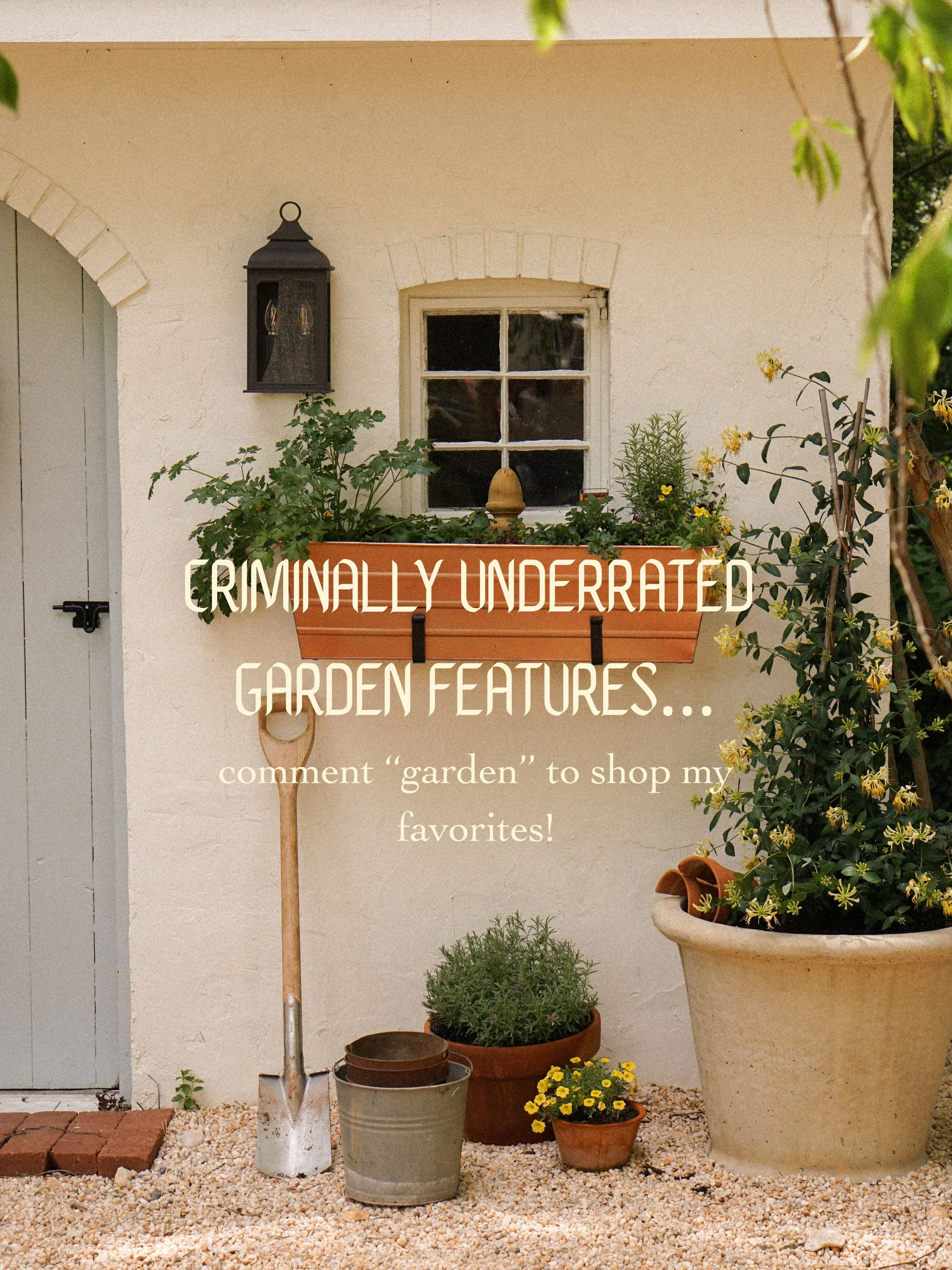 Don&rsquo;t forget that you can fill your garden with charm and character just as if it was its own special room! I love the idea of &ldquo;decorating&rdquo; my garden with accessories and items that aren&rsquo;t only functional but beautiful too! Ha